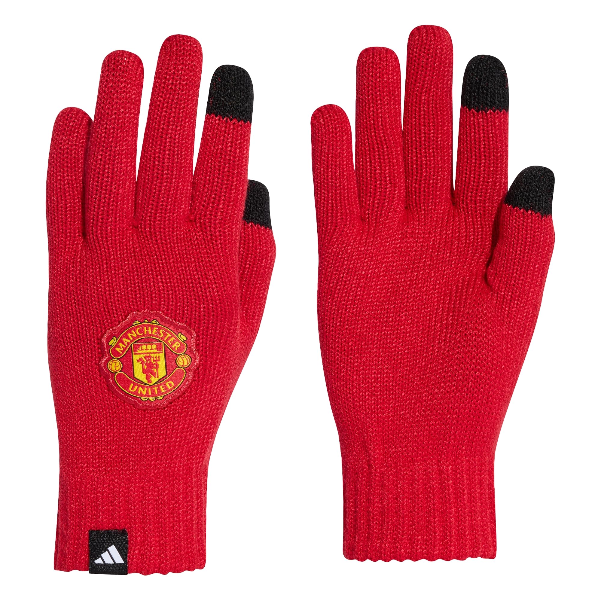 adidas Unisex Mufc - Manchester United Gloves, mufc red/black, M