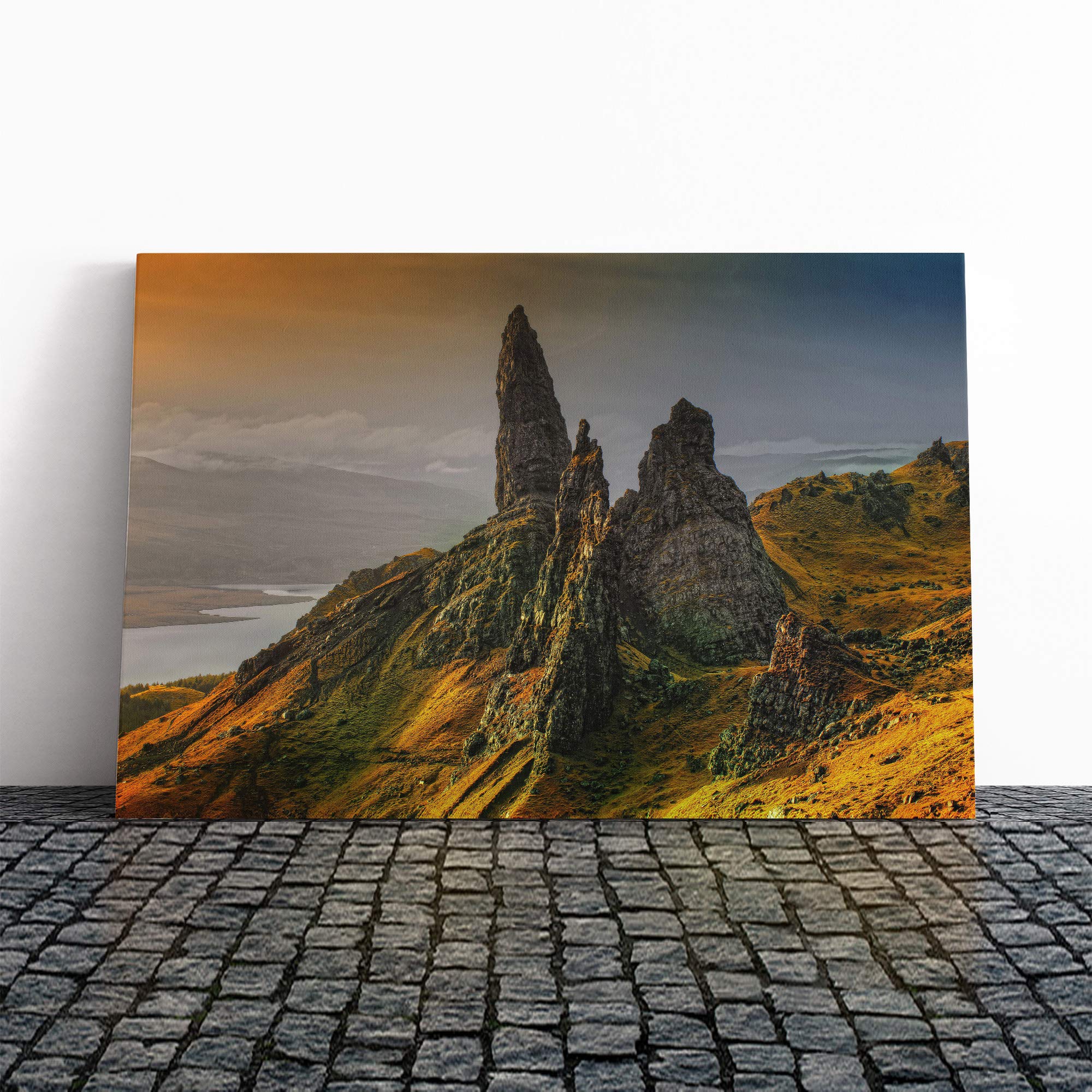 Landscape Isle of Skye Scotland Vol.6 Canvas Print | Gallery Wrapped 30mm Frame Wall Art | 20x14 inches | Ready to Hang | Modern Landscape Picture | Living Room Bedroom Lounge Office