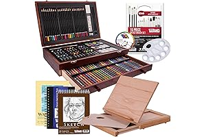 163-Piece Deluxe Art Set with Easel: Unleash Your Creative Genius!