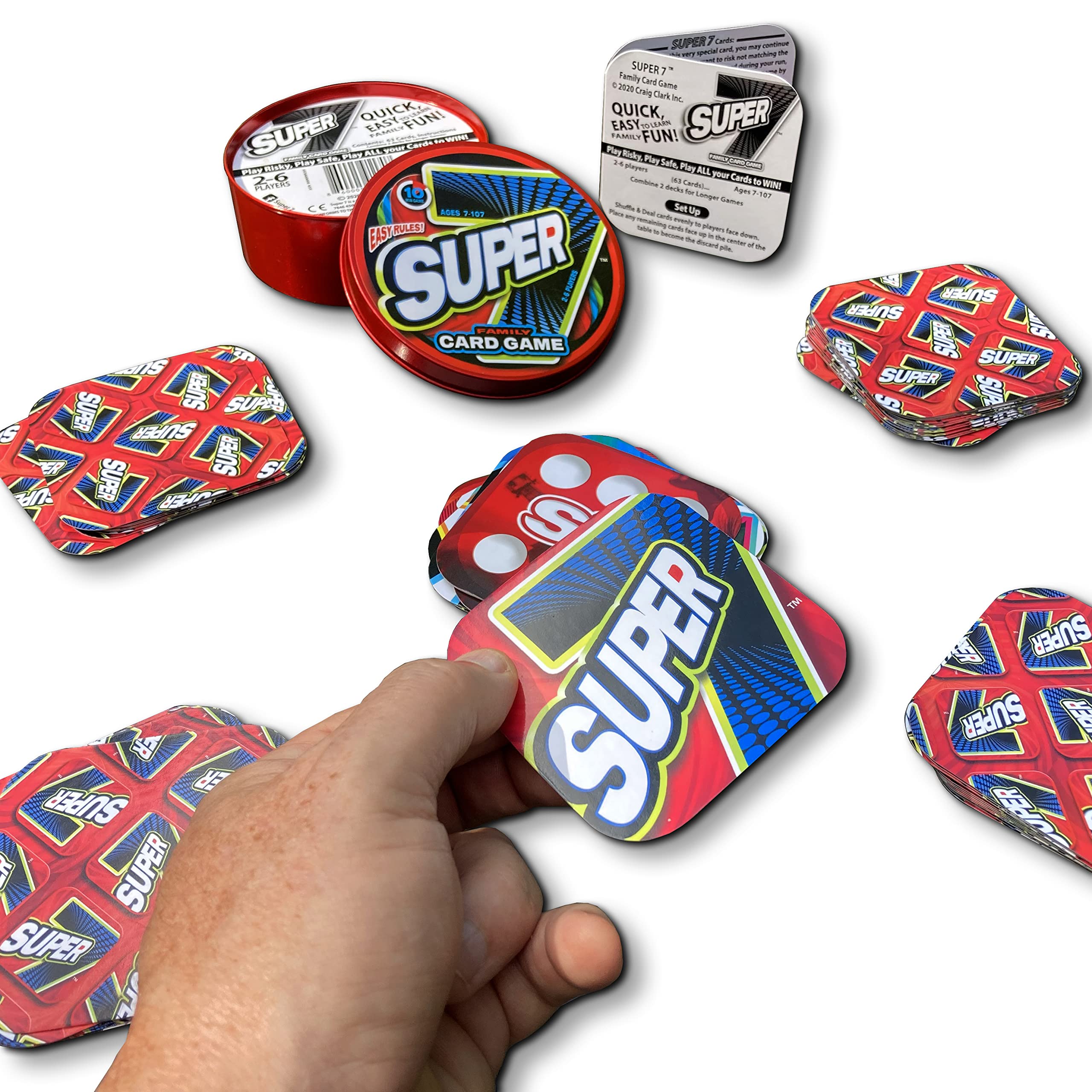 Amazon.com: Super 7 Family Card Game : Toys & Games