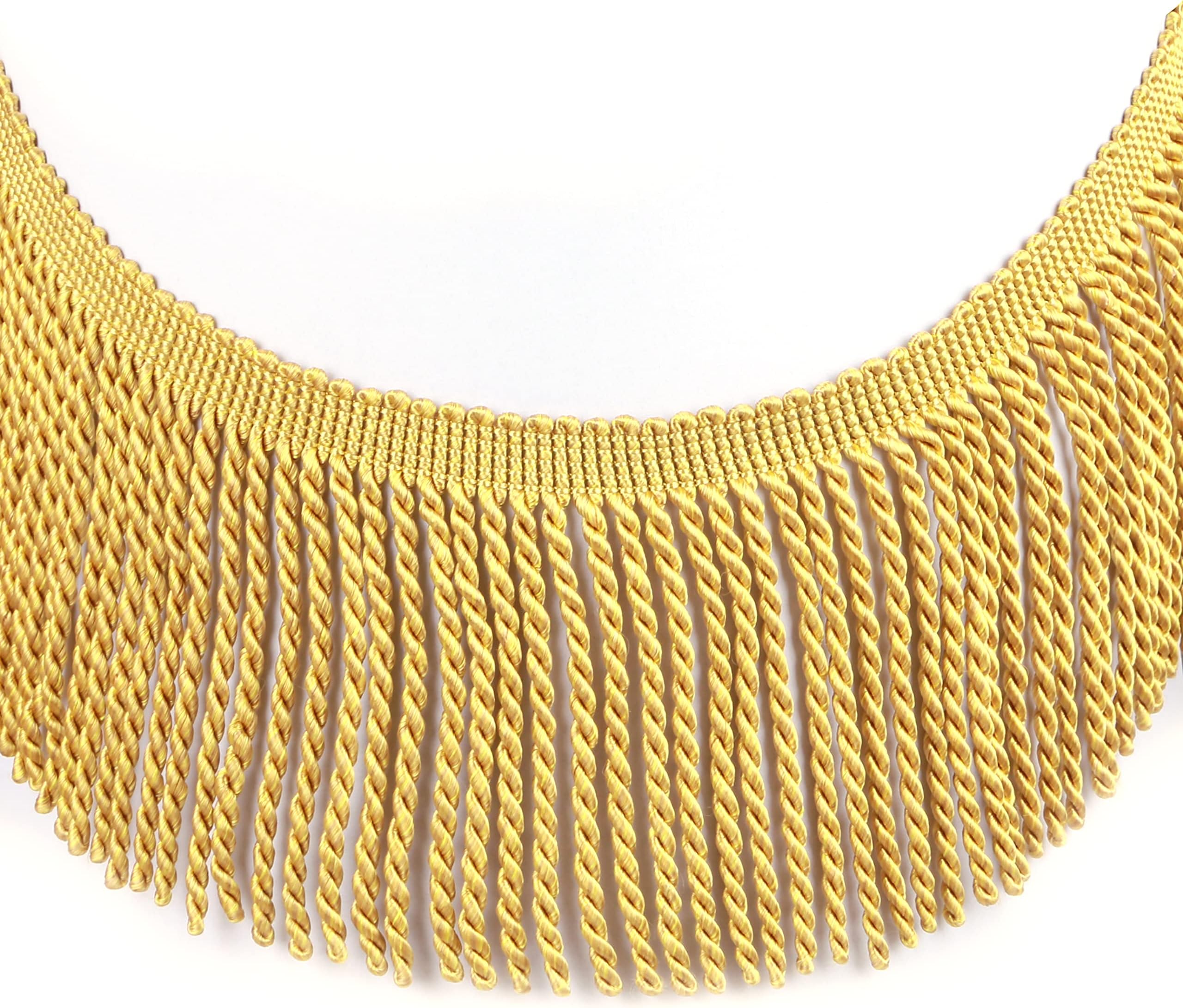 Silver Fringe Trim, 3 Yards Curtain Fringes Trim Bullion