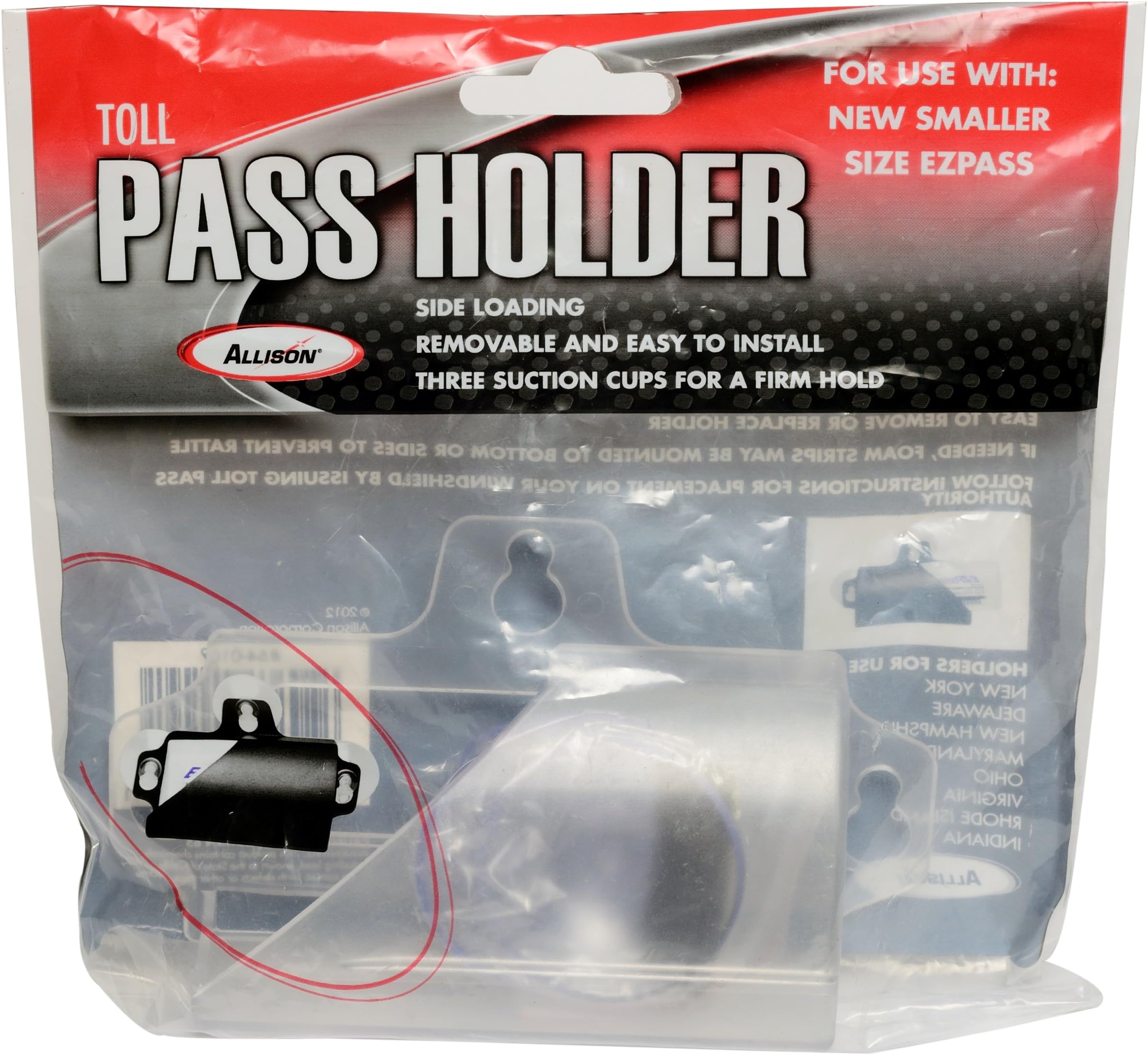 Allison 54-0106 Clear Toll Pass Holder