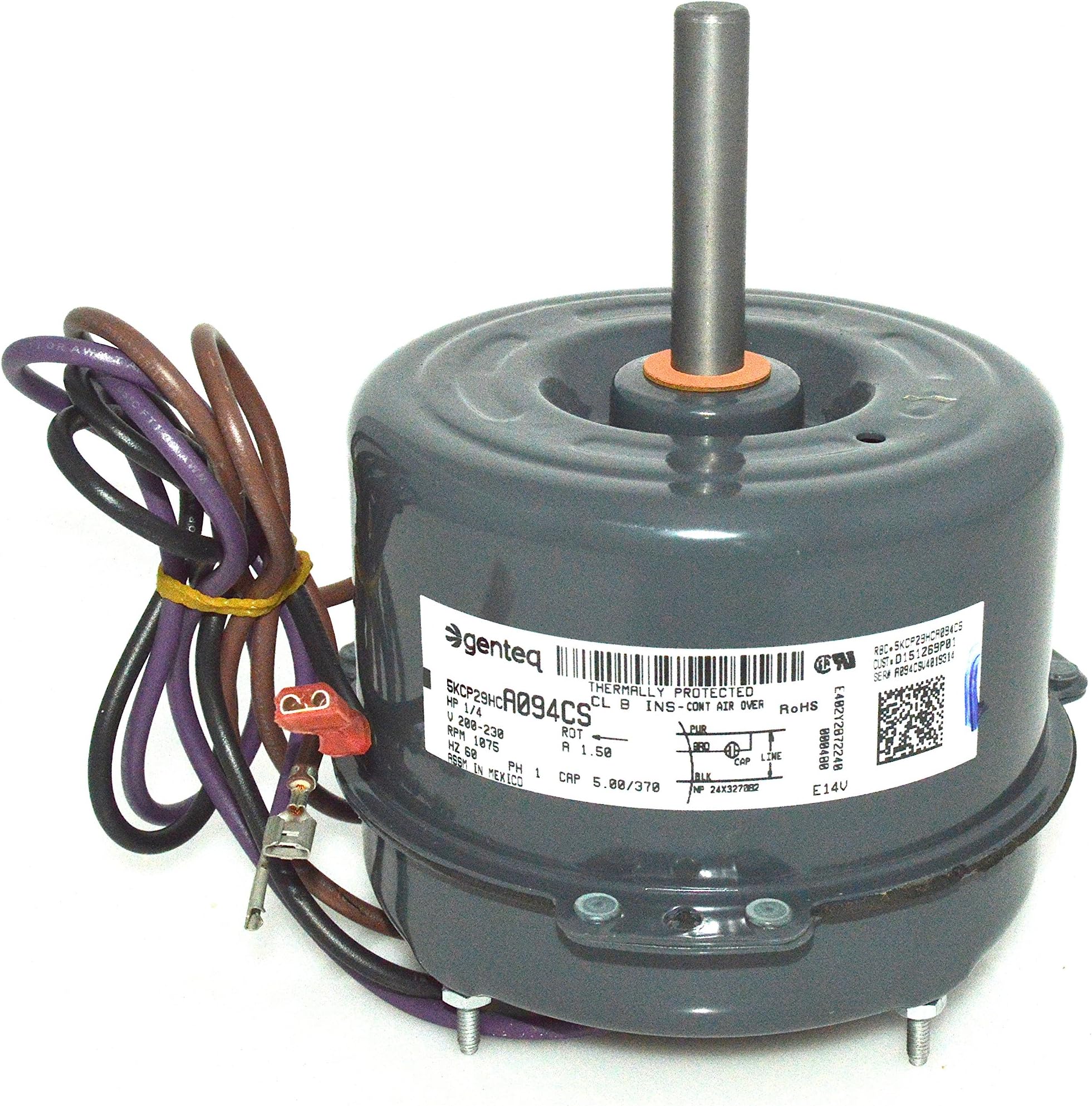 GE Condenser FAN MOTOR 1/6 HP 208230v 5KCP29BCA010AS