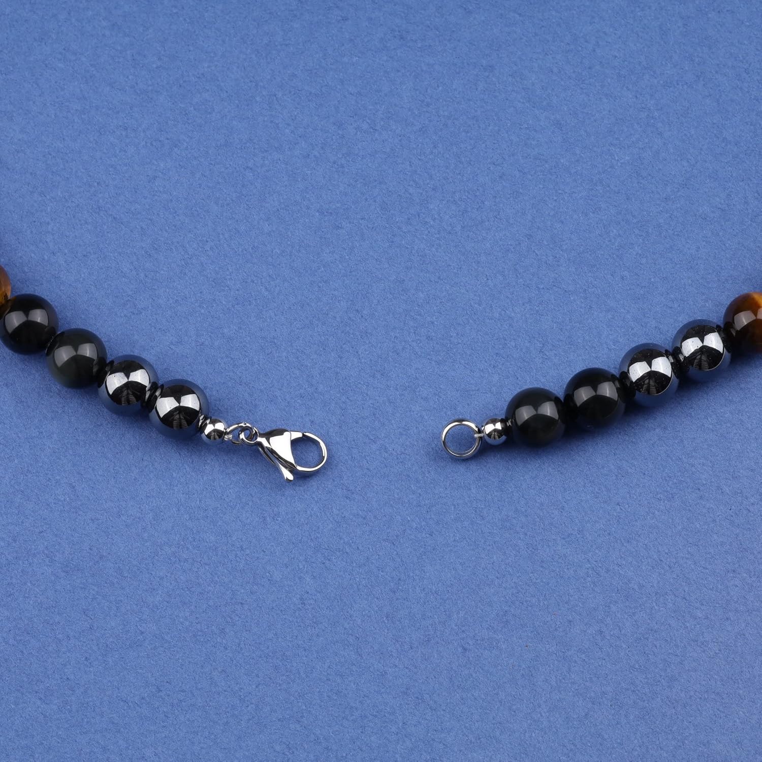 GAVU Men’s Beaded Necklace, Triple Protection Crystal Necklace for Men - Image 5