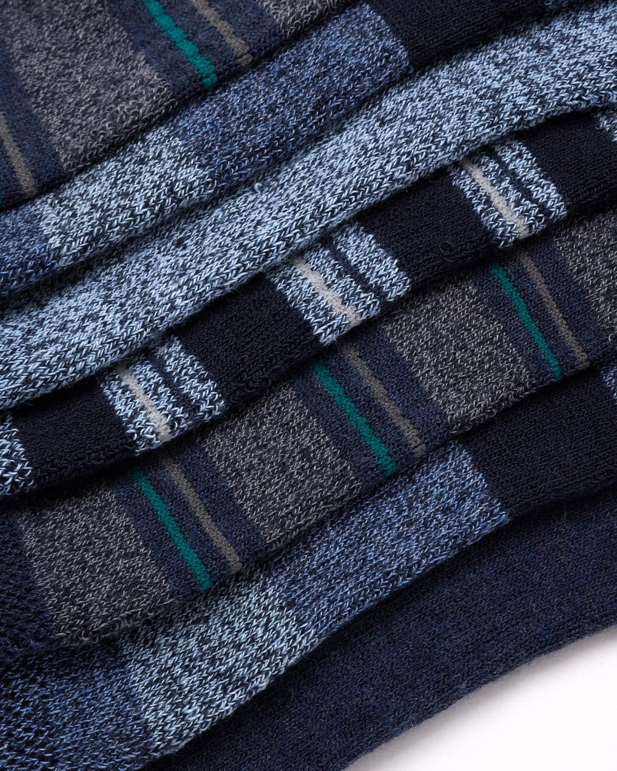 Nautica Mens Crew Socks - 10 Pack Breathable Moisture Wicking Cushioned Athletic Work and Dress Socks for Men (Sizes: 6-12.5) - Image 3