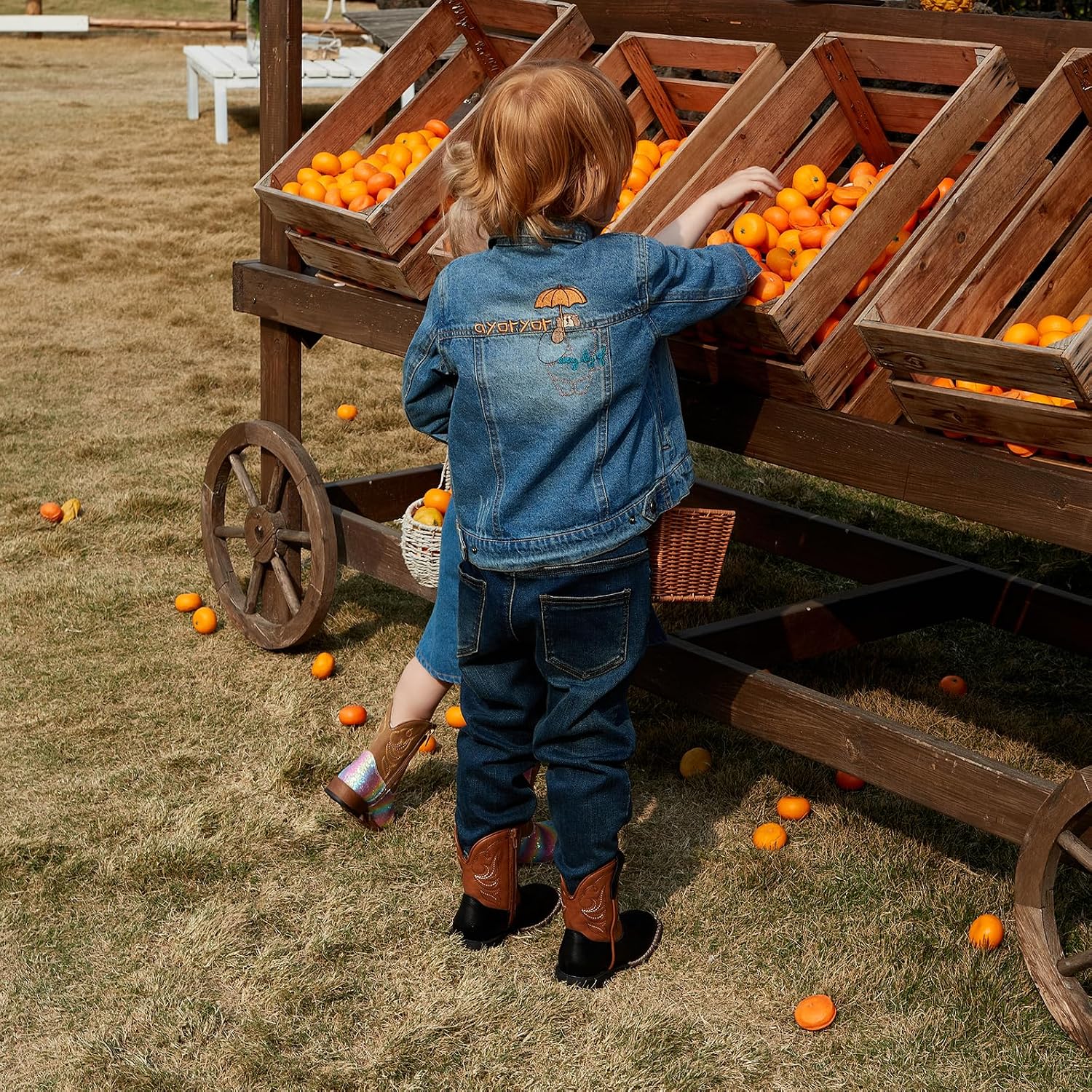 Girls Cowgirl Boots Toddler Boys Cowboy Boots for  thumbnail