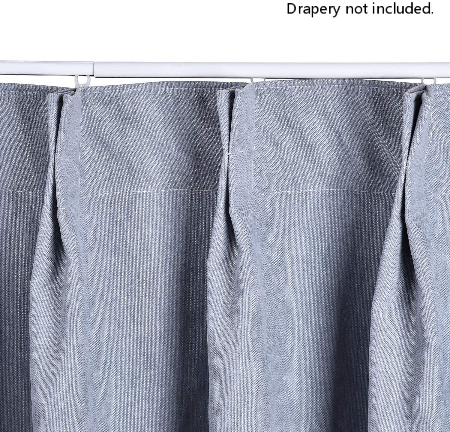 Amazon | MroMax カーテンテープフック カーテンプリーツテープフック