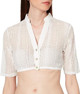 Stockerpoint Women's Costume Blouse - Off-White - 8
