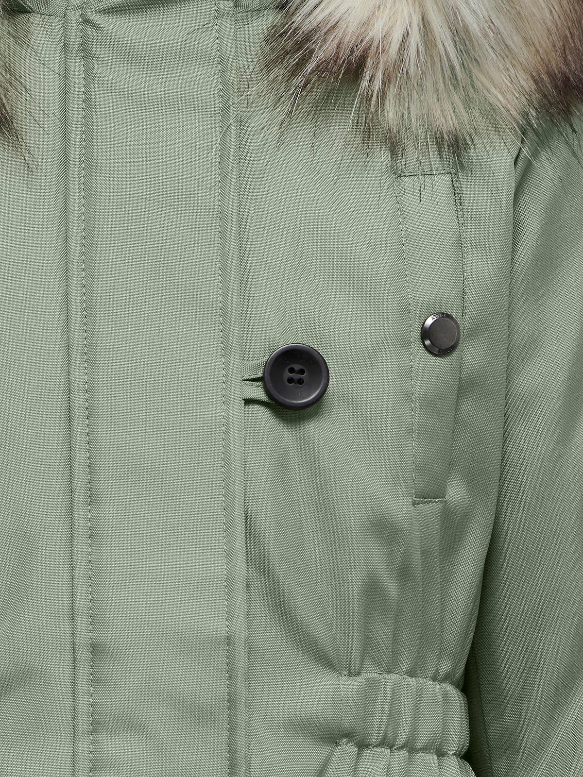 ONLY Kids Mädchen Winterjacke KOGIris Parka Kinderjacke mit Fellkapuze