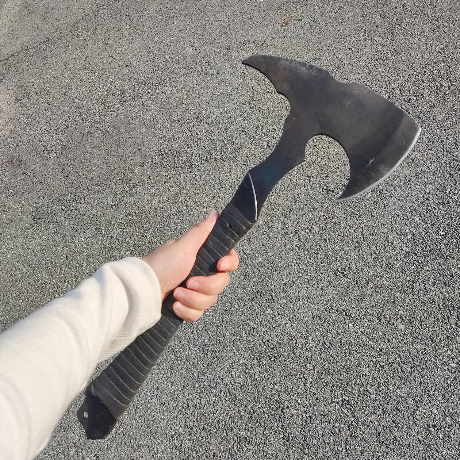 41 cm Full Tang Taktischer Tomahawk Survival Beil Axt mit Scheide für die Praxis, Outdoor-Gebrauch, Sammlung