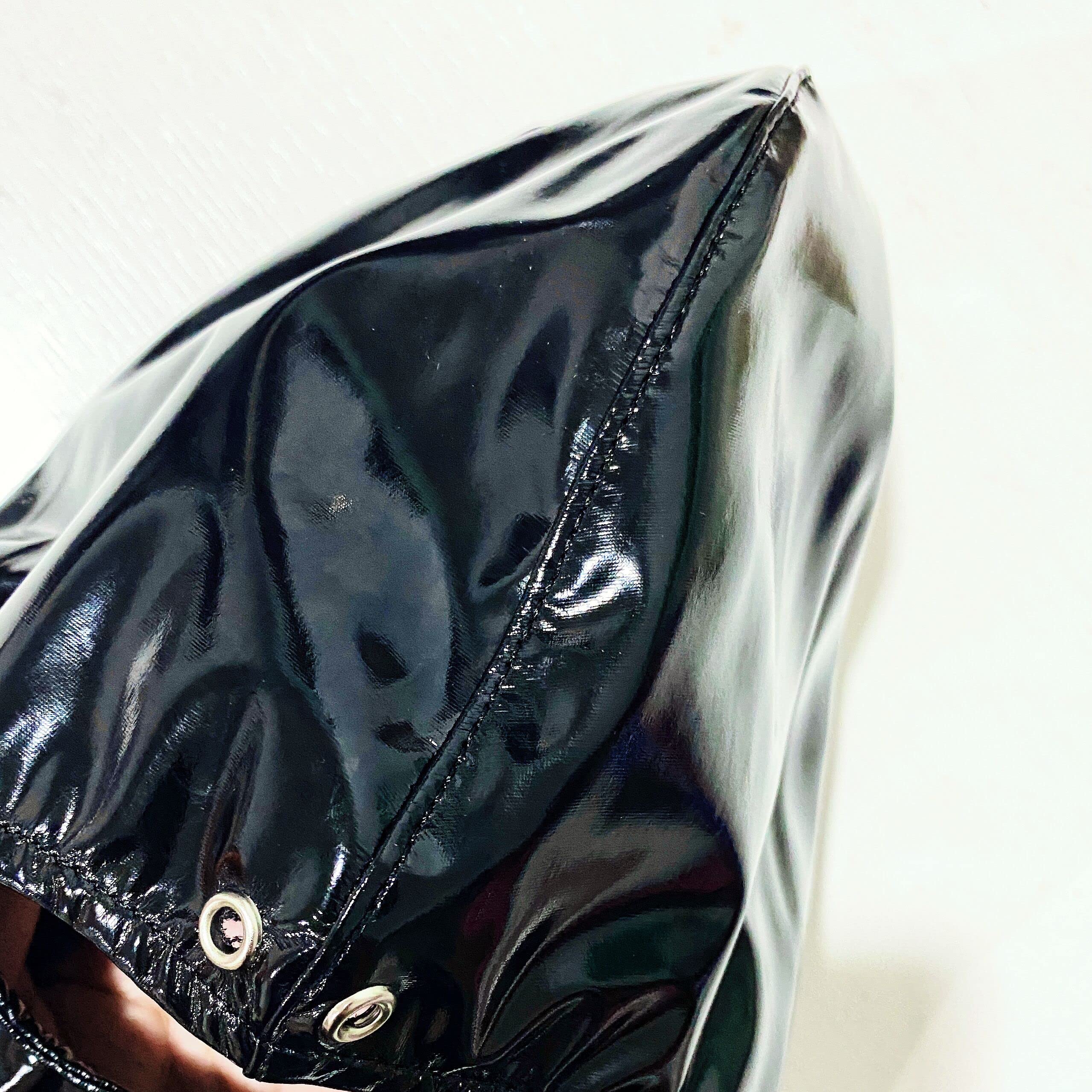 SXOVO Maschera in lattice Apertura bocca con cerniera Nero Bondage SM Maschera testa Fetish BDSM Sexy Schiavo Maschera in pelle (Medio)