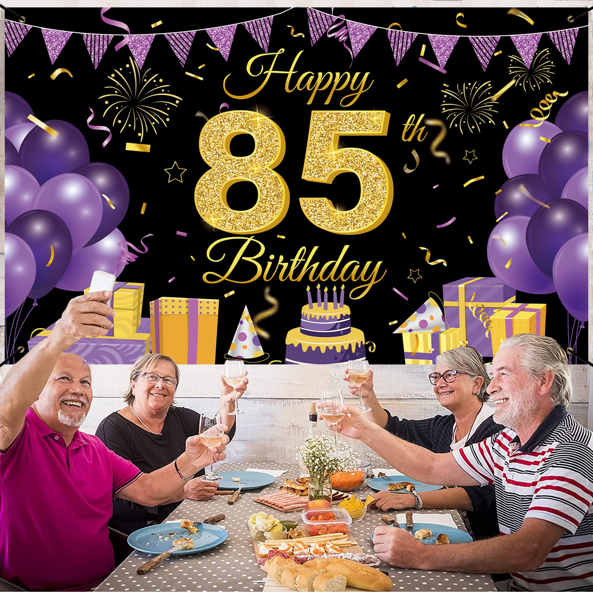 NobleWorks - Tarjeta De Feliz Cumpleaños 85 - Tarjeta Divertida De 