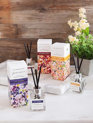 Miniatura 4 de Via Mercato Primavera Spring Collection, difusor de caña pequeña, hierbas frescas, 1.76 onzas (1.76 oz)