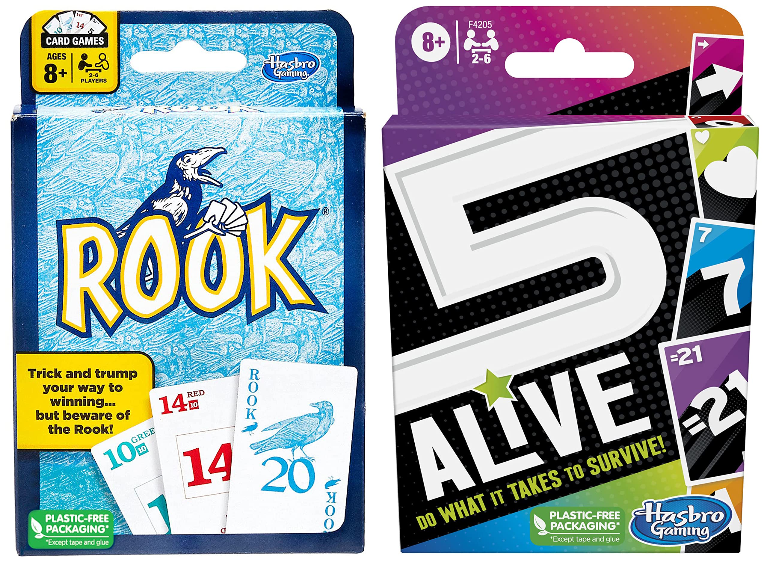 Hasbro Gaming Rook Card Game for Family & Kids, Multicolor&Hasbro Gaming 5 Alive Card Game (B0B9K3XFJ2) Amazon Price History, Amazon Price Tracker