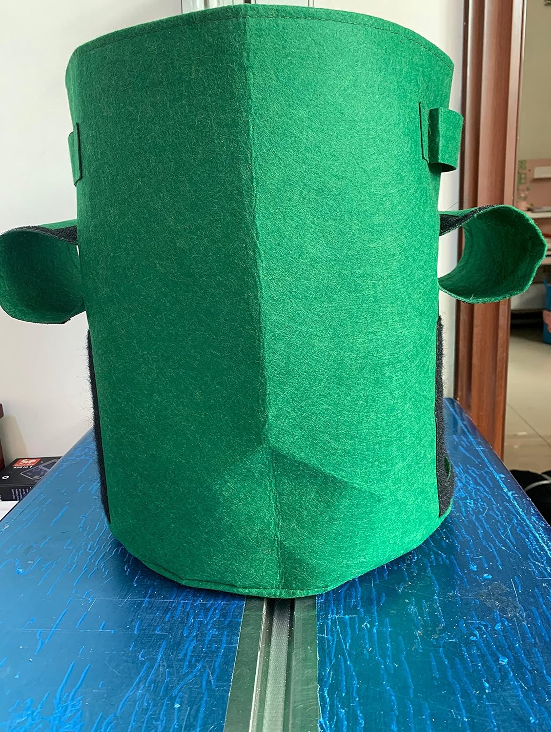 10 Gallon Grow Bags, 5Pack Potato Grow Bags with 2 Side Windows, Breathable Nonwoven Plant Bags with 2 Sturdy Handles, Garden Bags to Grow Vegetables Flower Fruit, Tomato Chili Onions Corn Etc (Green) : Patio, Lawn & Garden