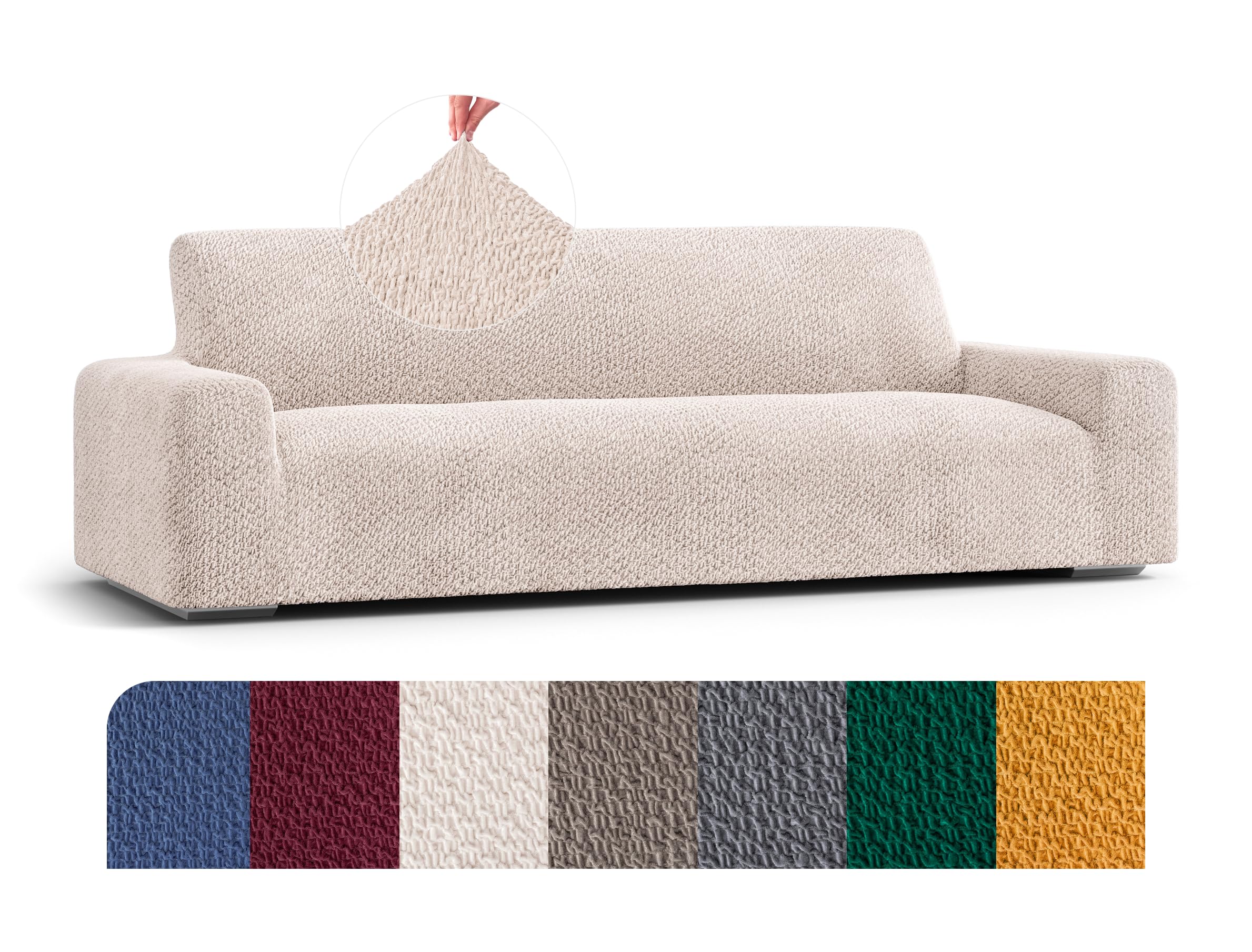 PAULATO BY GA.I.CO. Velvet Sofa Slipcover