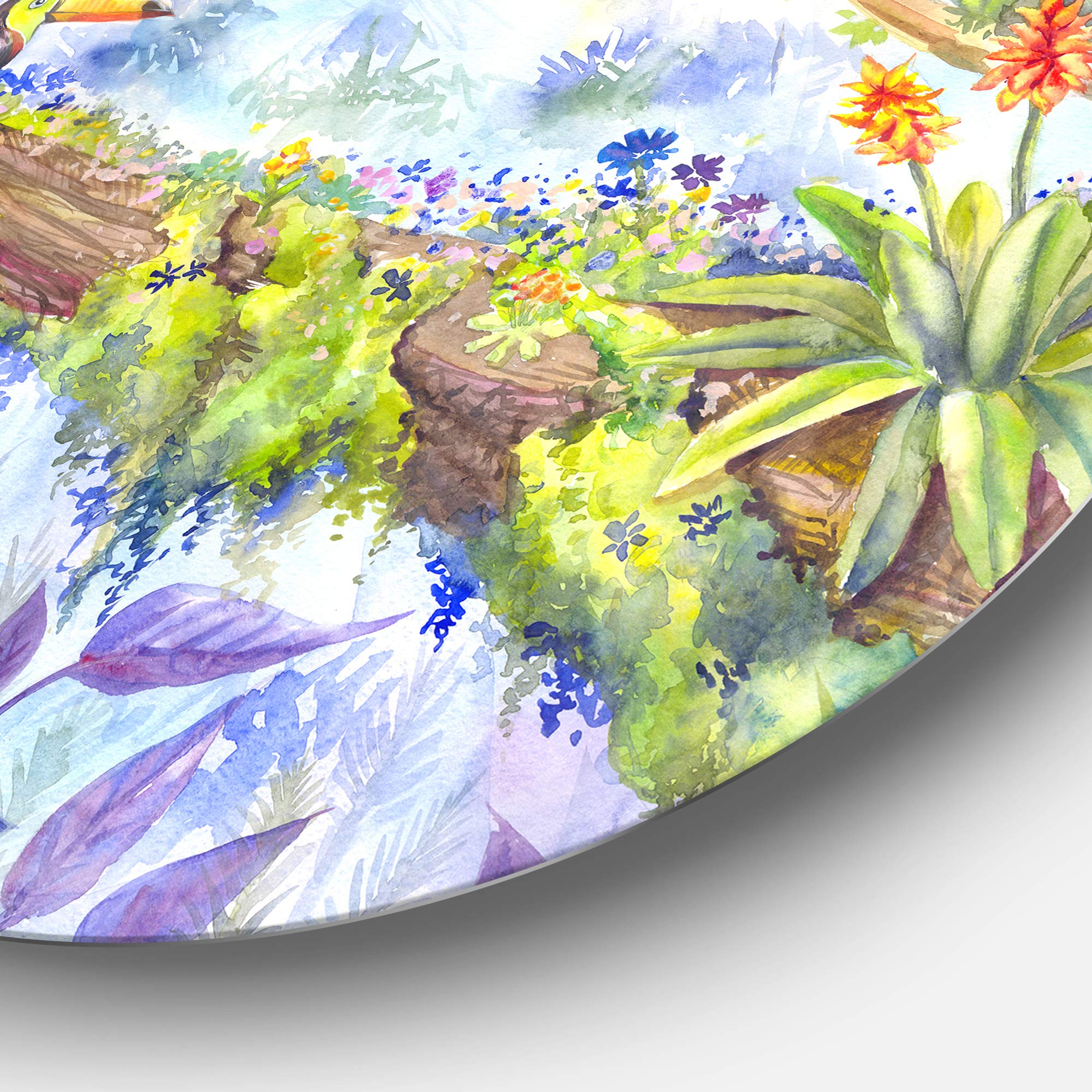 Amazon.co.jp: DesignArt mt10777 C23ジャングルwith Bird Toucan on