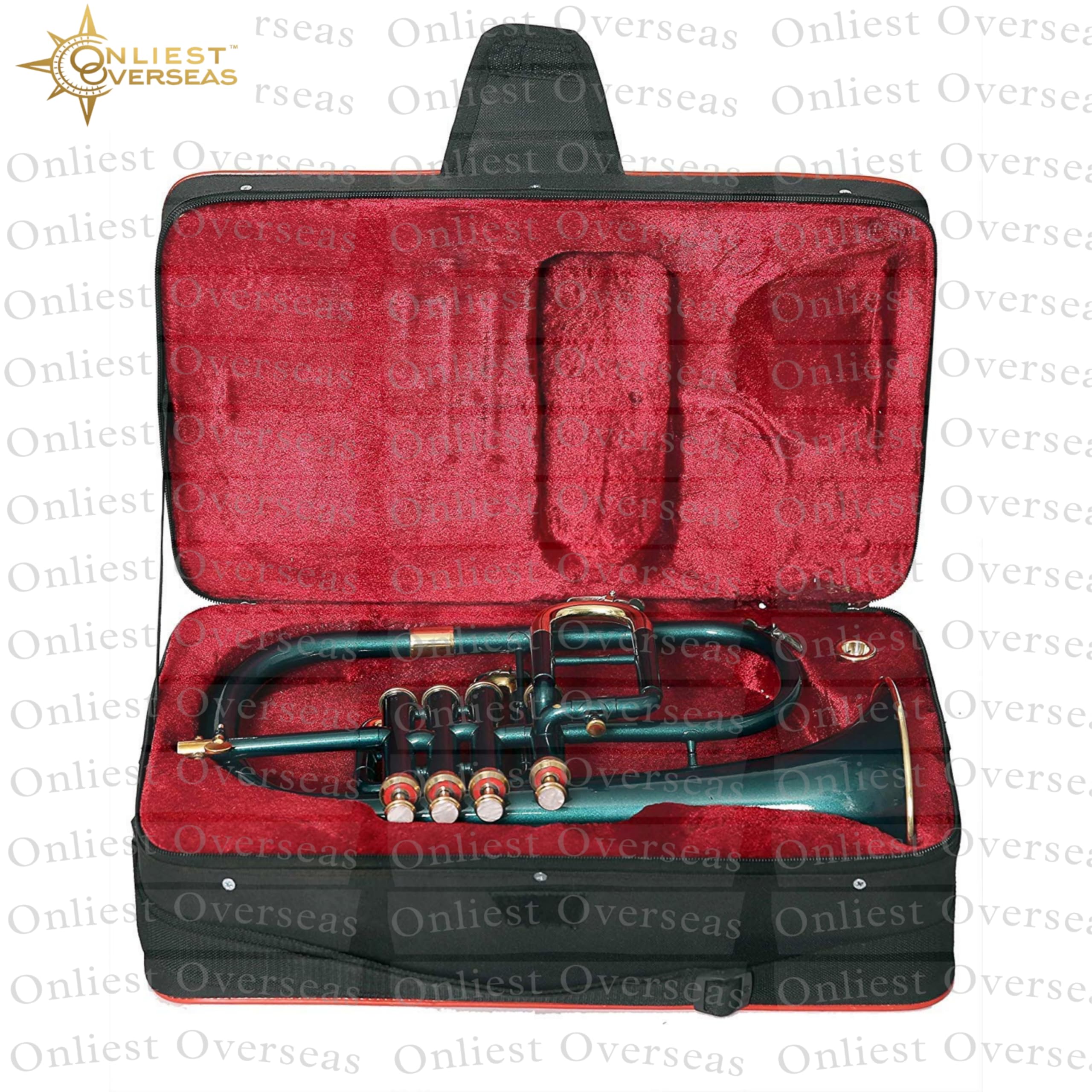 Flugel Horn 4 Valve Instrument en laiton avec tonalité chaude et valves lisses pour musiciens et étudiants