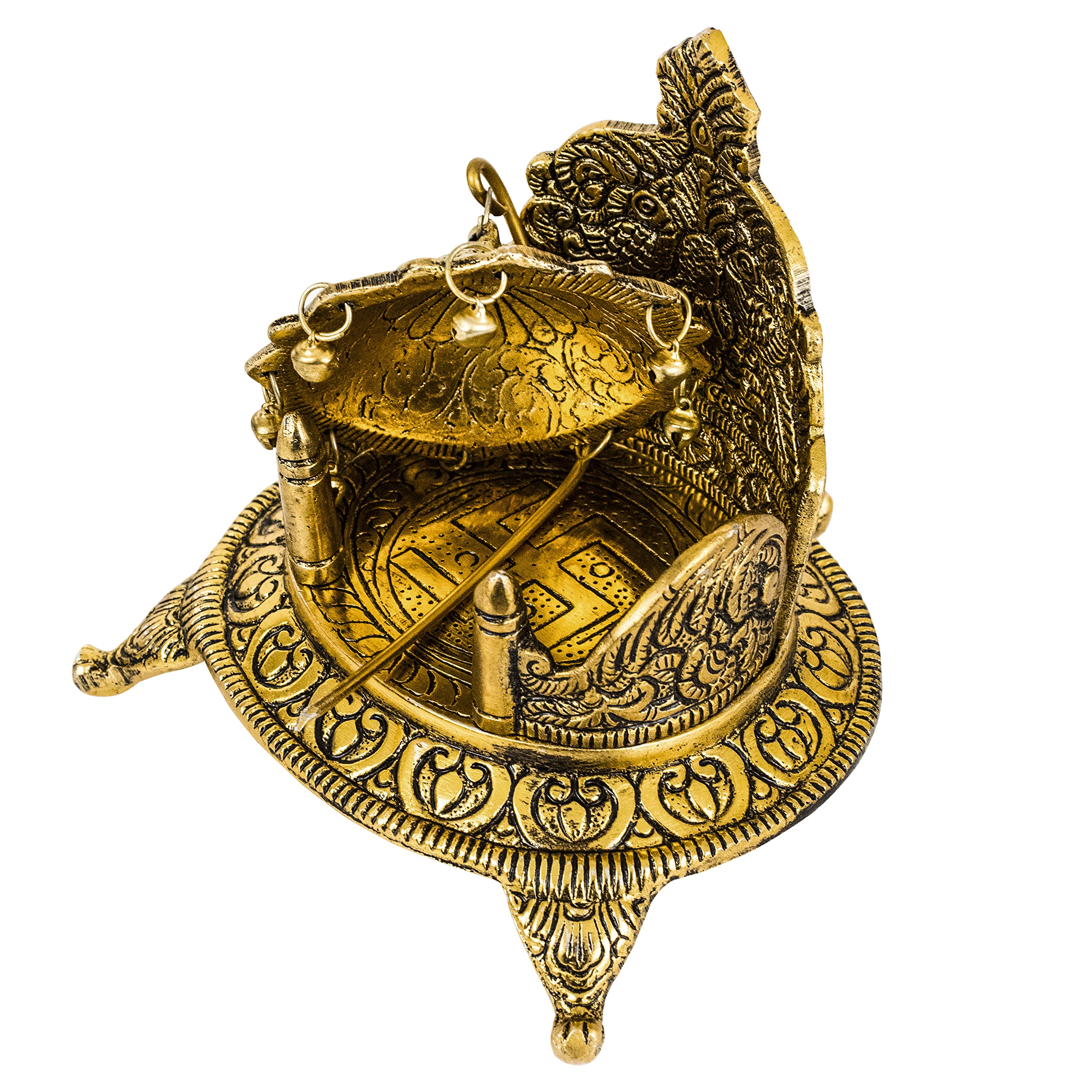 Brass Mukali Stool - Display Your Gods -7