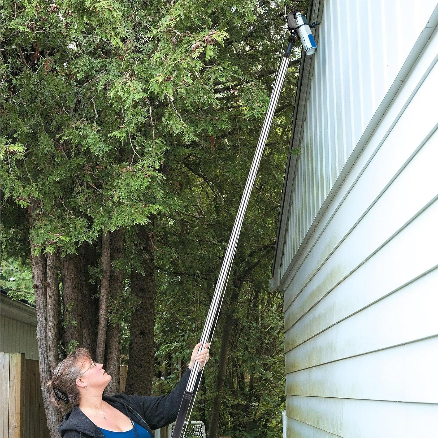 Spray Can Extension Pole,Long Range Adjustable Sprayer Adapter | Wasp Spray Extension Pole | for Painting Tree Gutter Garden Yard Park Courtyard Farm Outside Bee Nest Hive Defense Carpenter Leaf