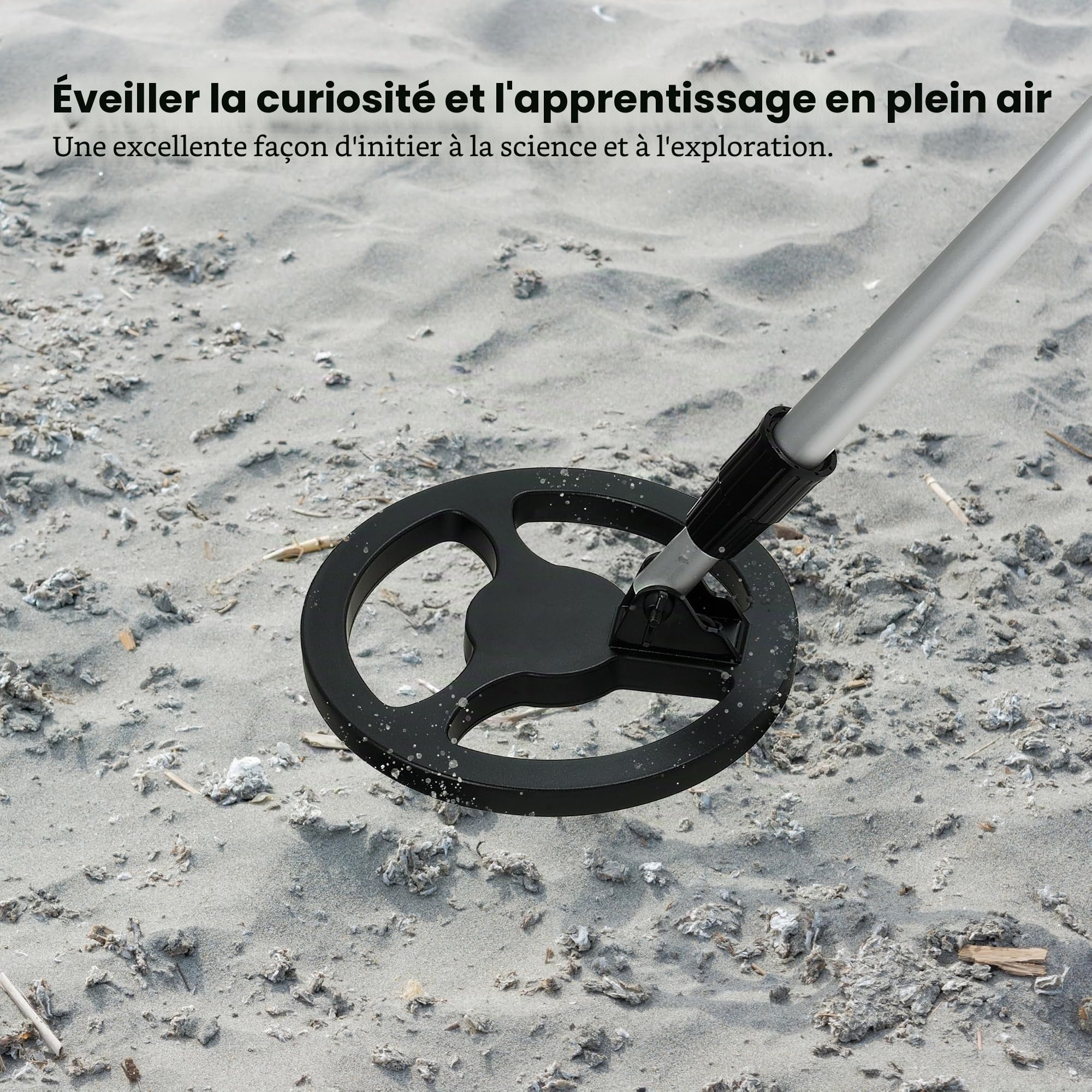 Bounty Hunter Junior Détecteur De Métaux Avec Fonction Filtre À Métaux, Noir/Gris