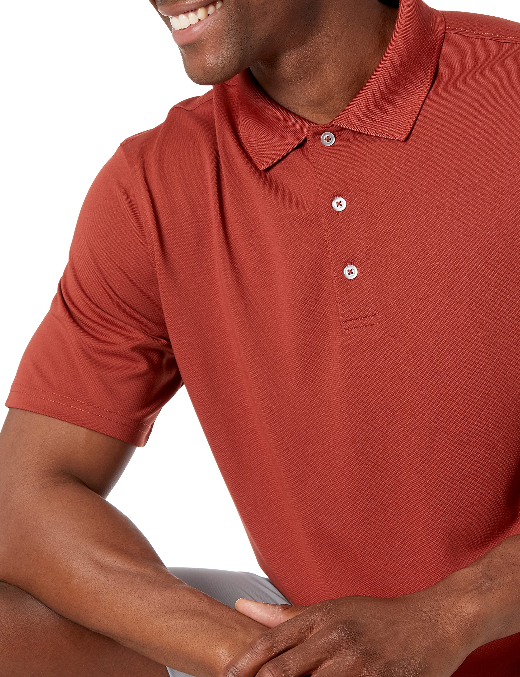 Amazon Essentials Polo Ad Asciugatura Rapida vestibilità Regolare - Colori Fuori Produzione Uomo