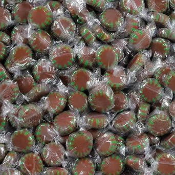 Chocolate Starlight Mint Candy, Hard Candies, 16oz 1 Pound Bag, Individually Wrapped