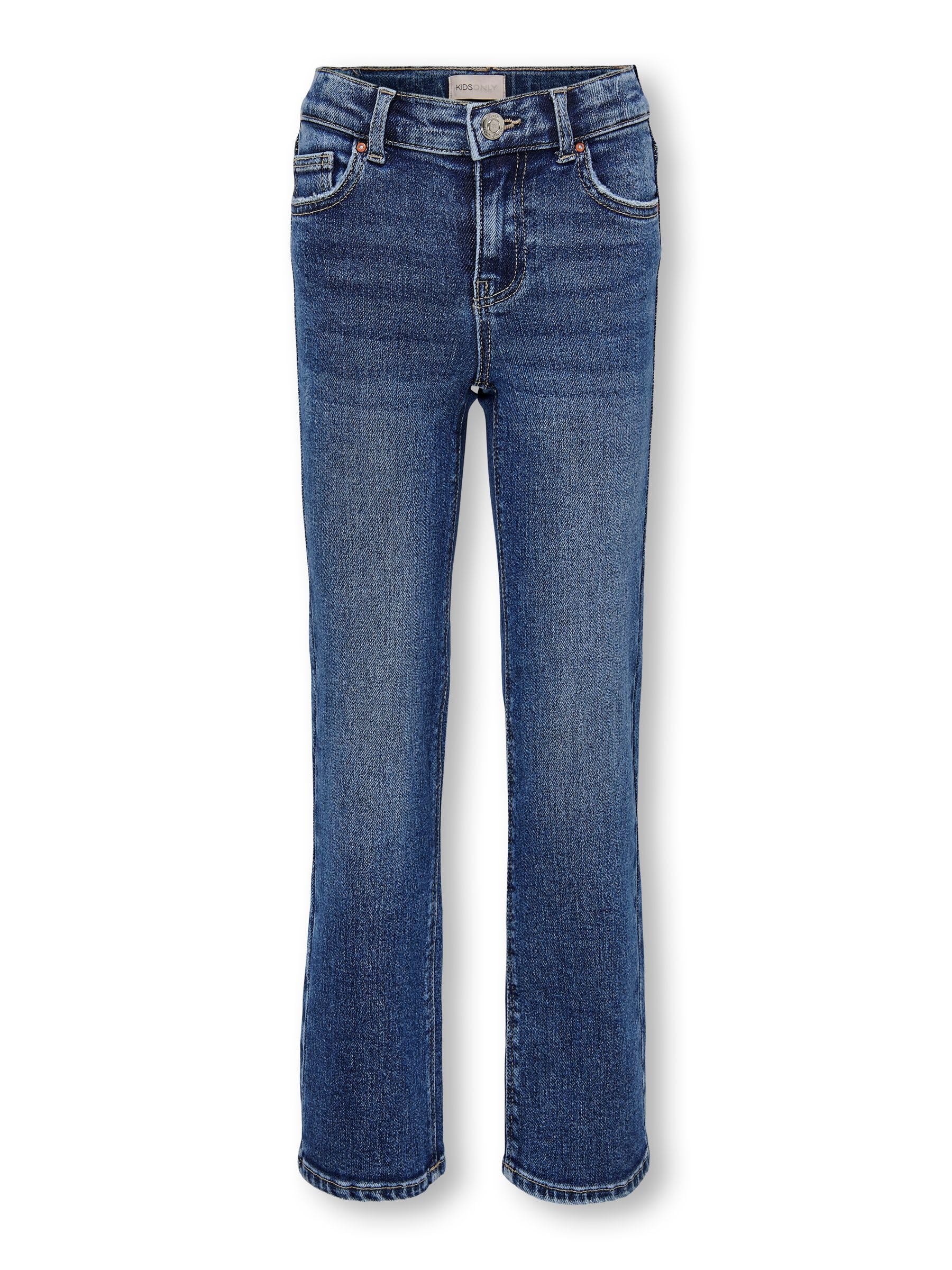 ONLY KIDS Girls KOGJUICY Wide Leg DEST DNM CRO557 NOOS Pants, Medium Blue Denim, 146