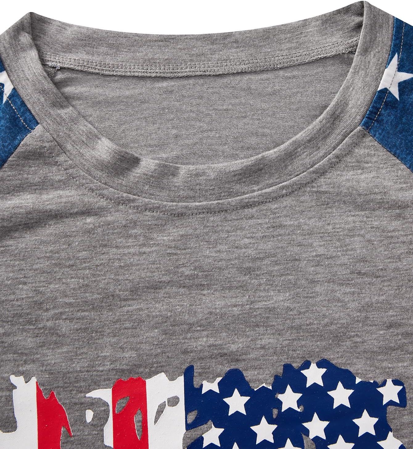 Women's American Flag Shirts Tee 4th of July T Shirts Patriotic Short Sleeve Star Stripes USA Tee Tops - Image 5