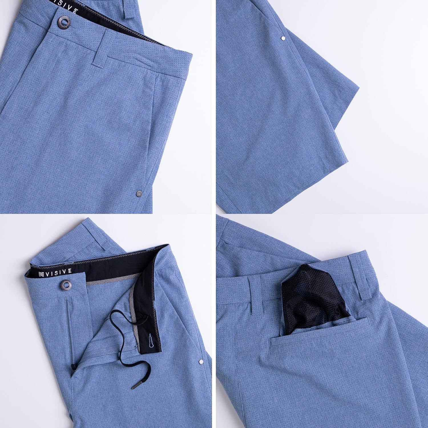 Visive Aeroflex 7”/ 9” Inseam Golf Hybrid Shorts for Men - Lightweight Quick Dry Stretch Swim Board Shorts