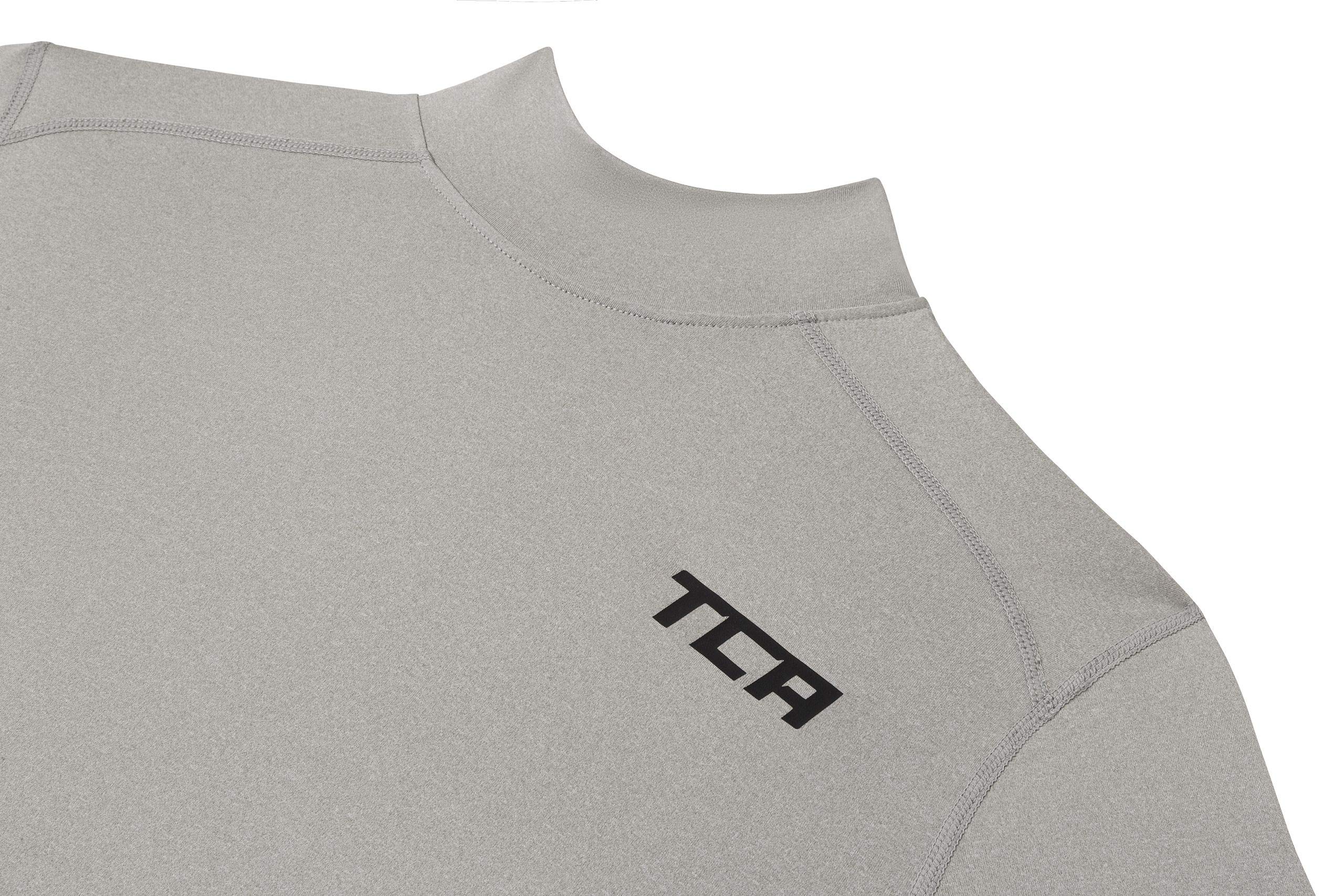 TCA PRO Performance Uomo Maglia Collo Alto a Maniche Lunghe