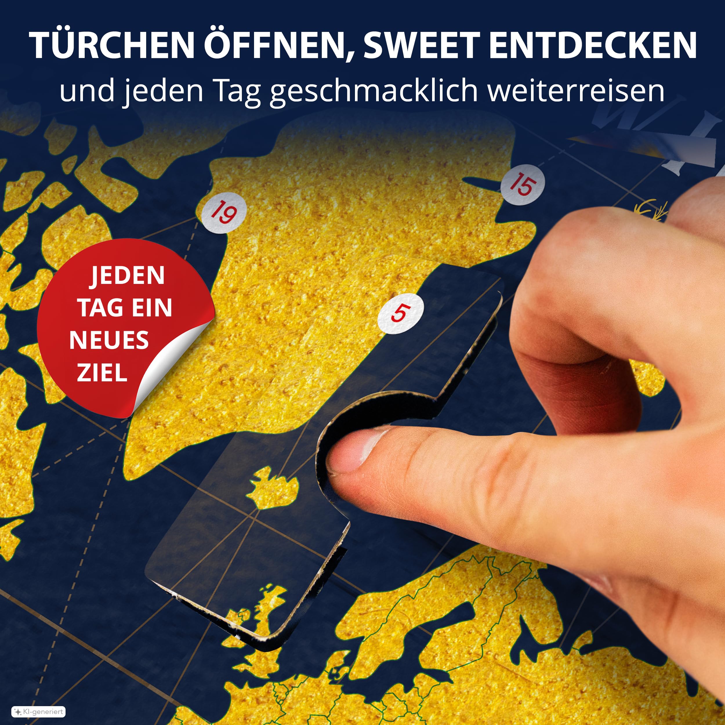 Worldwide Sweets Calendario de Adviento 2026, dulces y aperitivos de todo