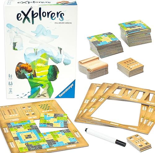 Miniatura 1 de Ravensburger Explorers: un juego de estrategia fácil de aprender Flip and Write para edades de 8 años en adelante