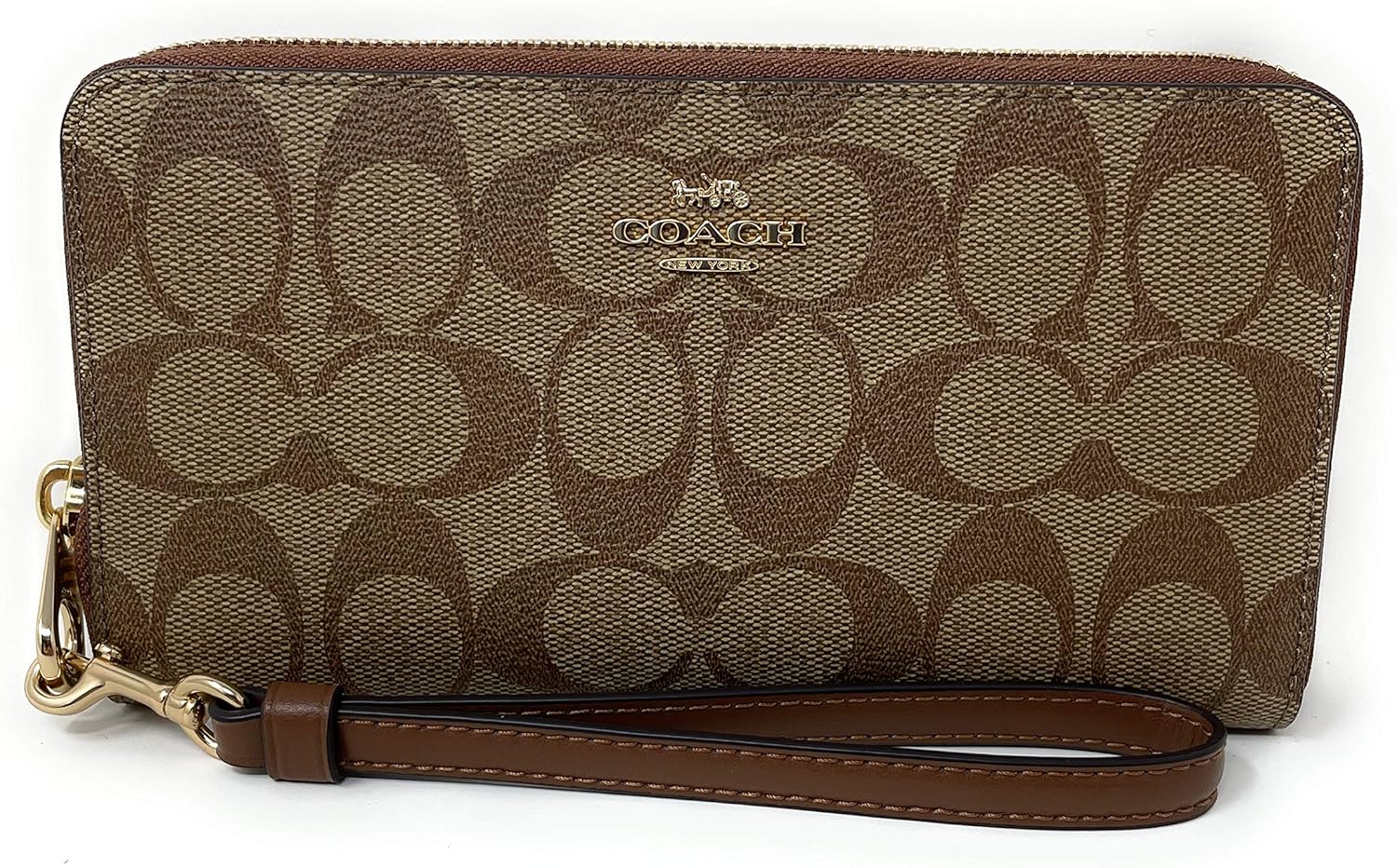 Coach Accordian Zip Phone Wallet Wristlet BigaMart