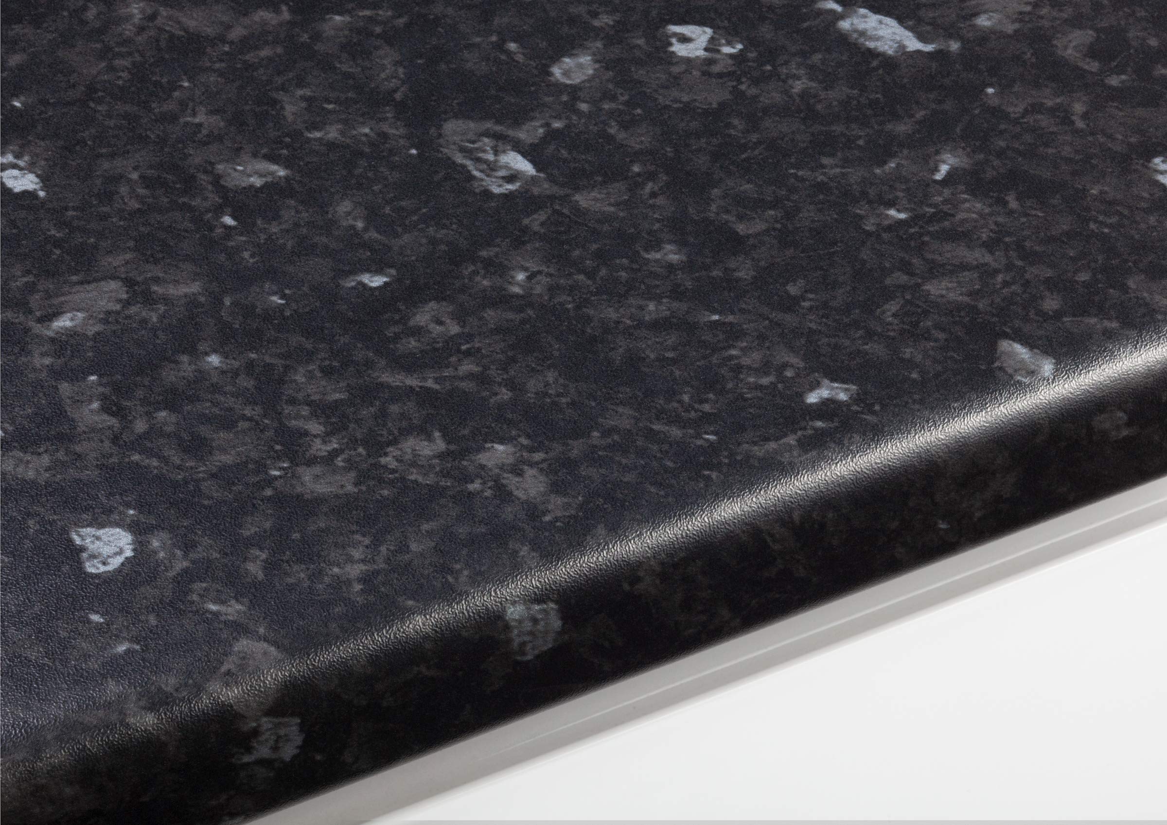 Wilsonart Black Slate Stone Effect Laminate Postformed Worktop 3000X600x38mm