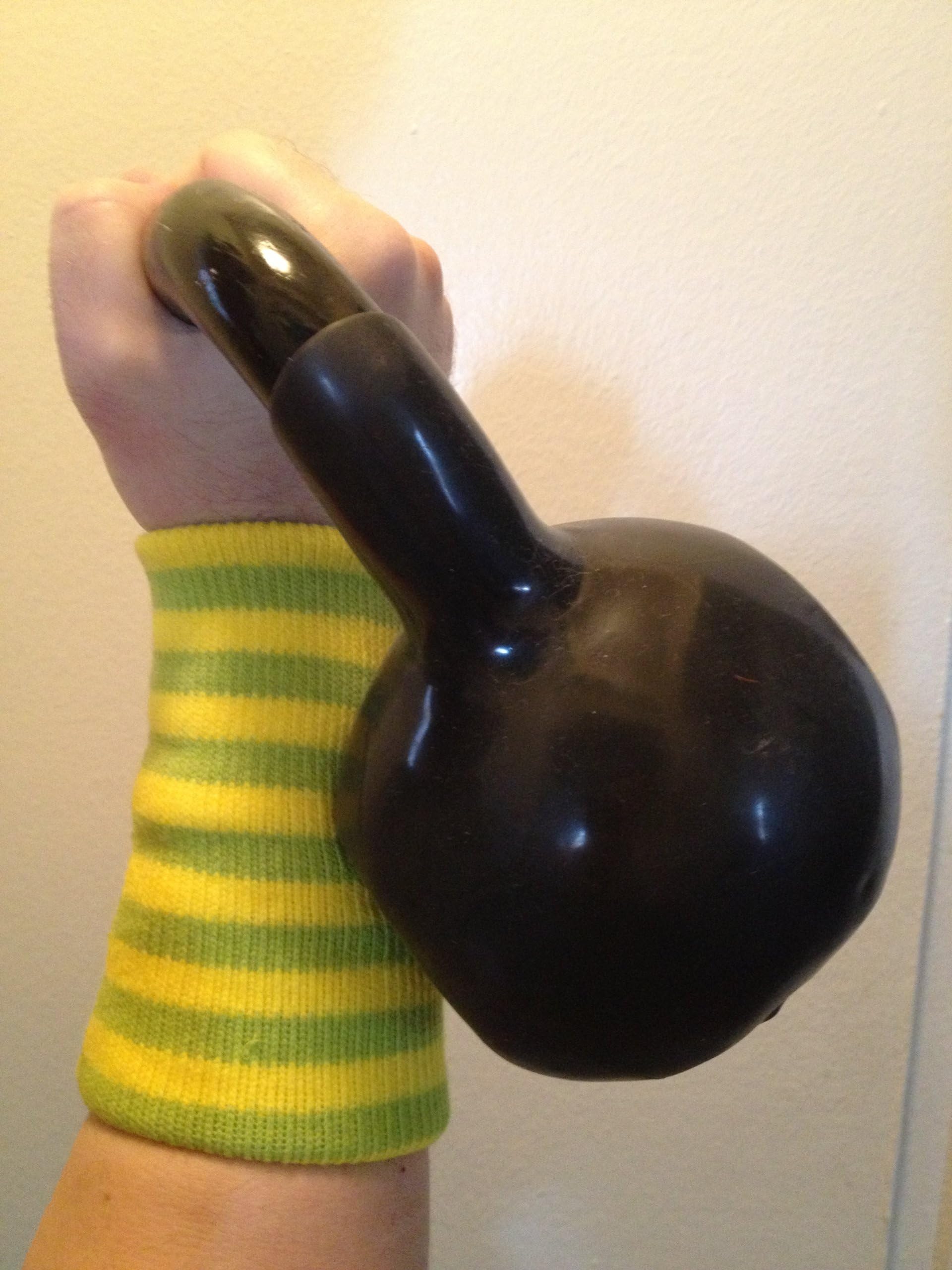 Cotton Kettlebell Wrist Protective Pads 3Wx6L - Unisex (One Size Fits Most)