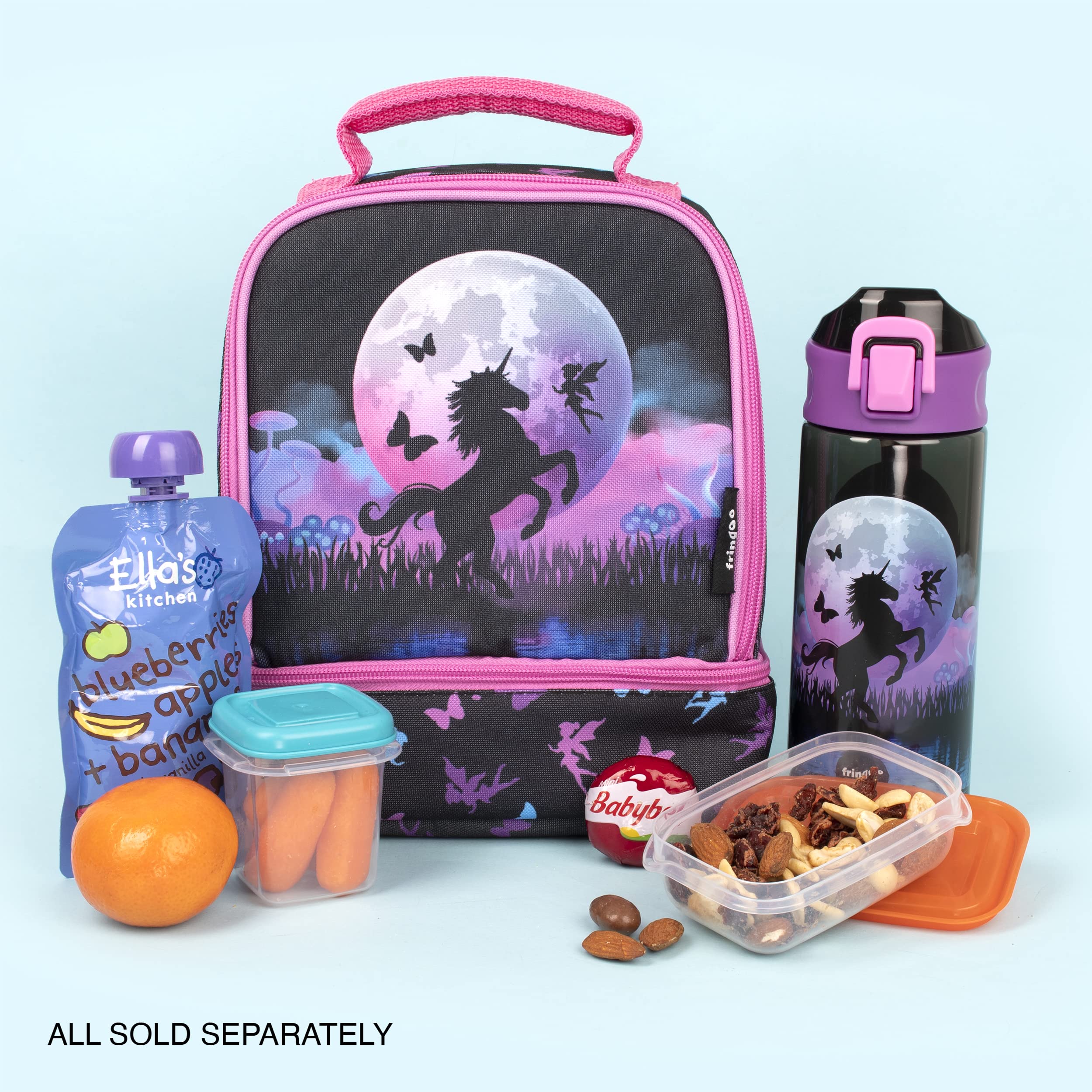 Neopren Lunchtasche Für Kinder – Isoliert, Mit Schultergurt & Reißverschluss, Süße Tiermotive, BPA-frei