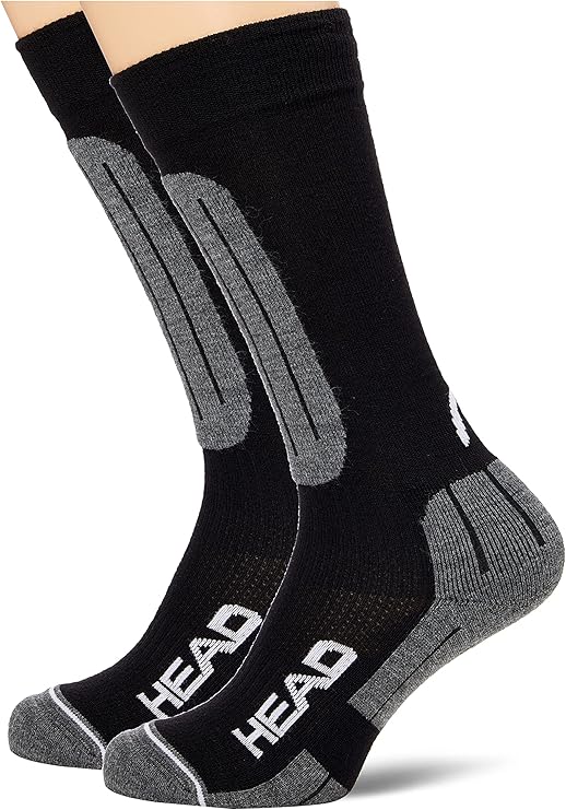 Calzini Sci Head Gambaletti Alti Unisex - Pacco Da 2, Calde E Comodi - Foto 2