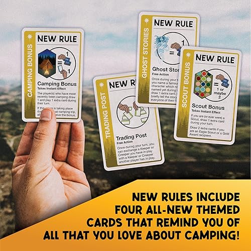 Miniatura 8 de Looney Labs - Juego de cartas de camping Fluxx - Diversión de verano, aventura al aire libre, perfecto para viajes de campamento familiares y noches