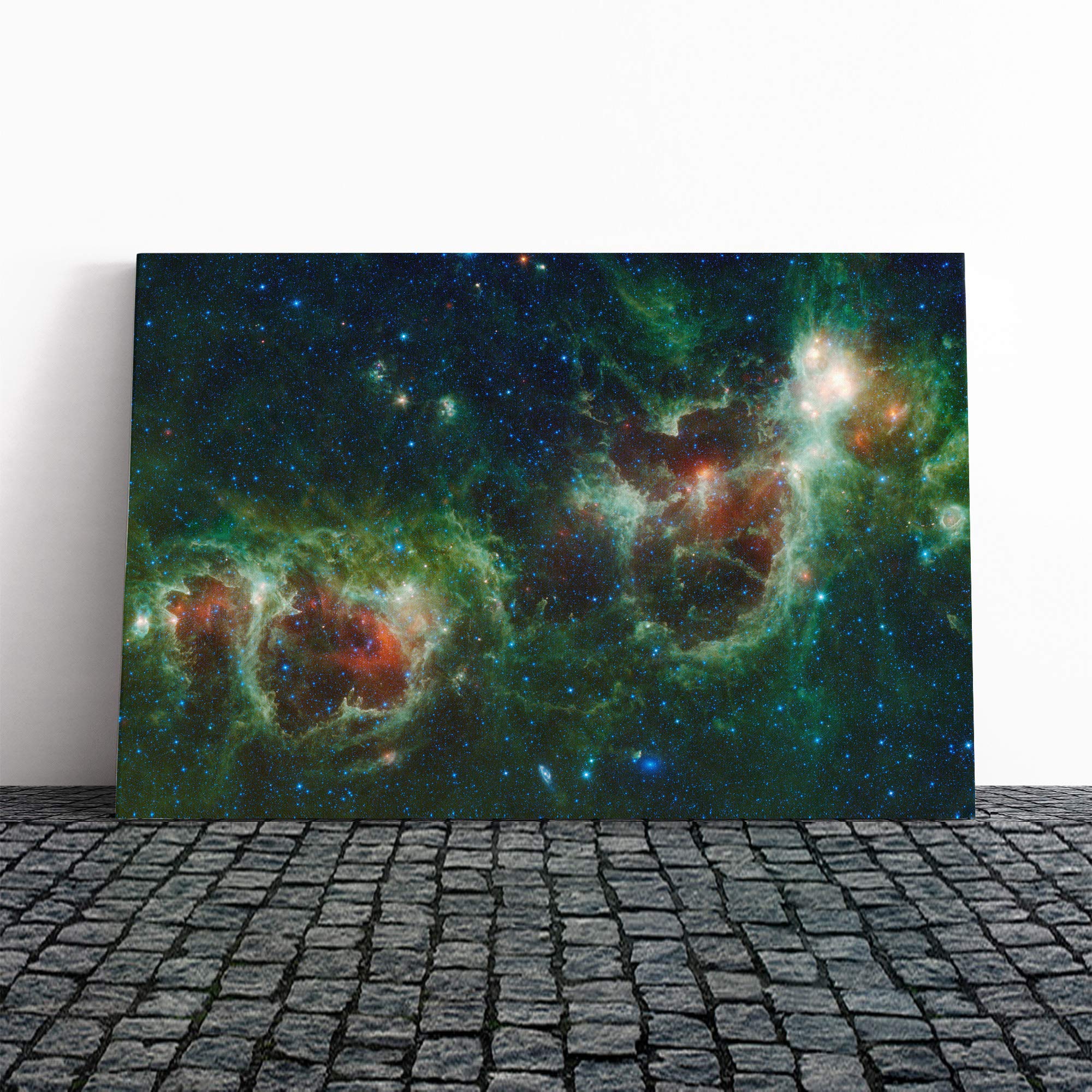 Cosmos Space Canvas Print | Gallery Wrapped 30mm Frame Wall Art | 30x20 inches | Ready to Hang | Modern Space Picture | Living Room Bedroom Lounge Office