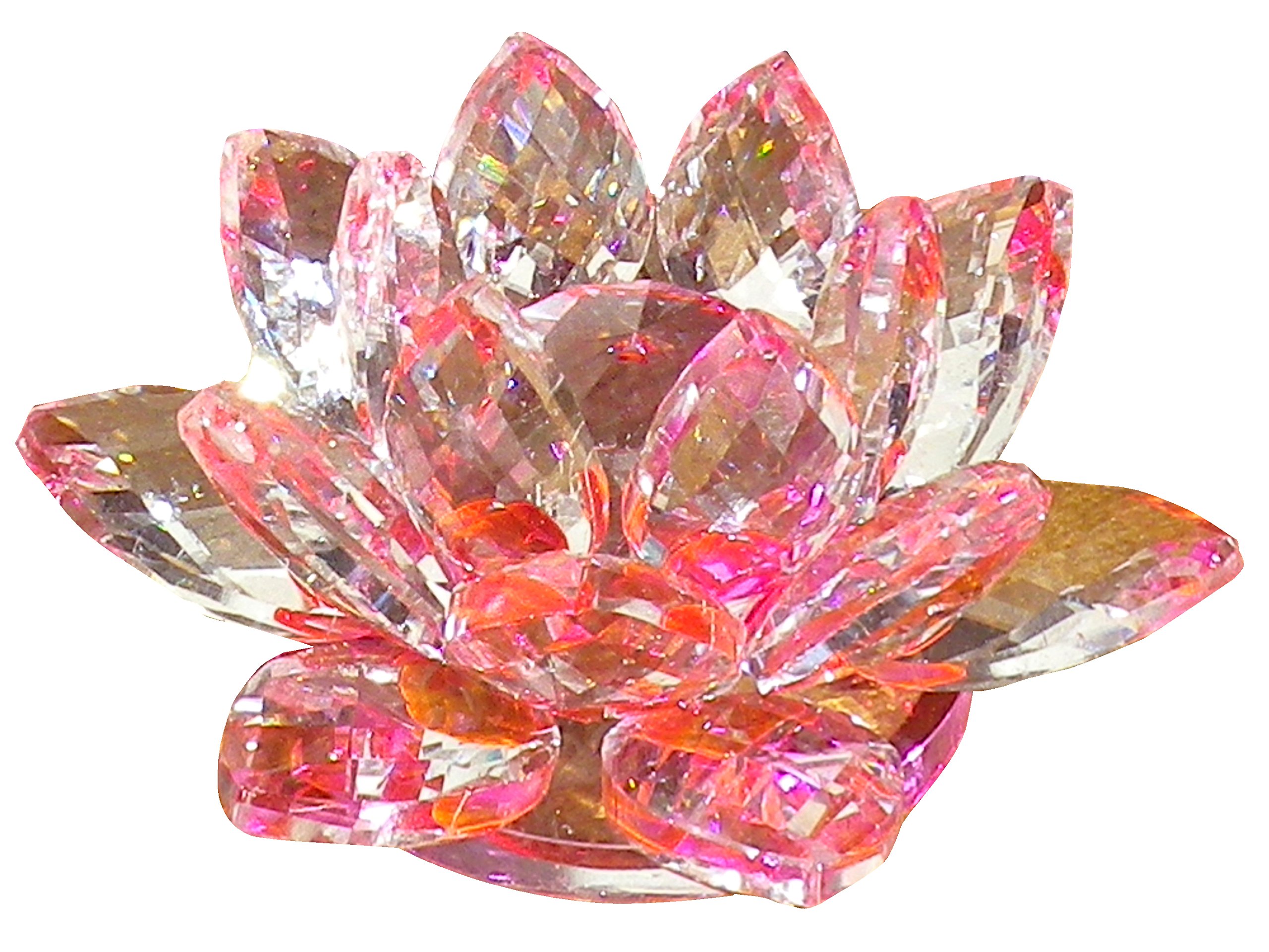 haru09　ガラス玉　63個 Amazon.co.jp: [KKD] クリスタル ガラス 置物 カラフル 蓮の花