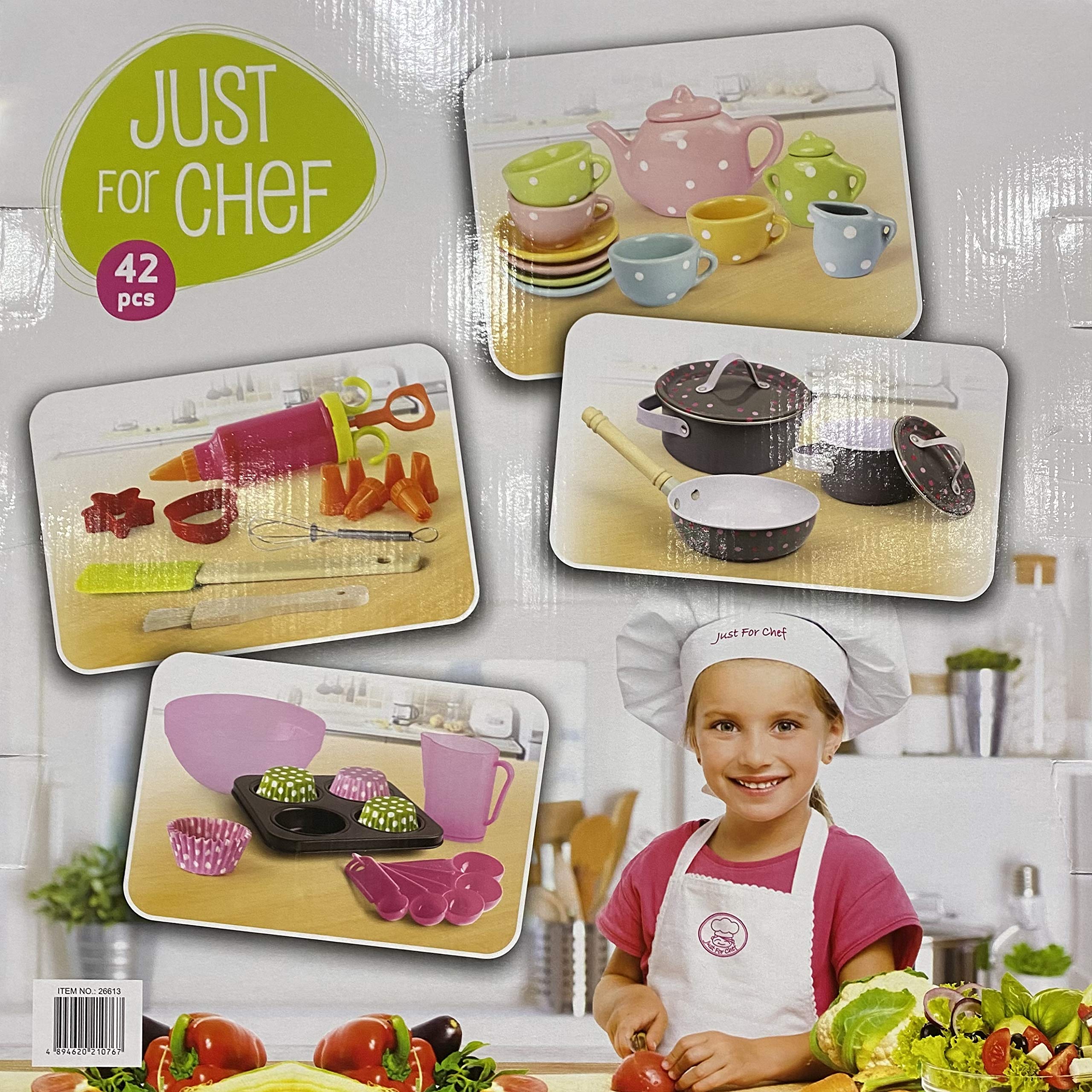 Amazon | DELUXE KITCHEN SET おままごとキッチンセット 42個入