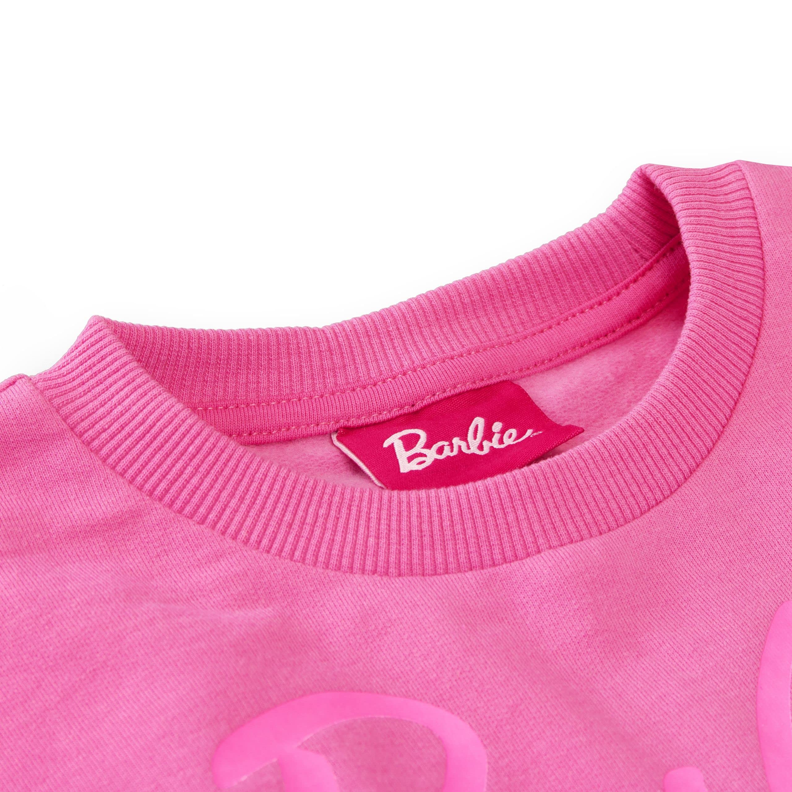 Barbie Sudadera de Lentejuelas para Niñas Jersey de Mangas largas Infantil