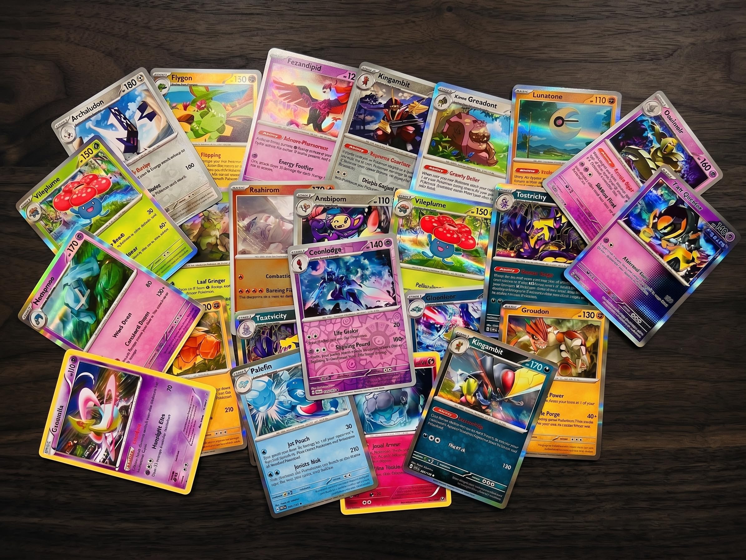 Pokemon Rare Card Lot 25 Pack – 25 Assorted Rare Pokemon TCG Cards, Foil and Non-Foil Tra…