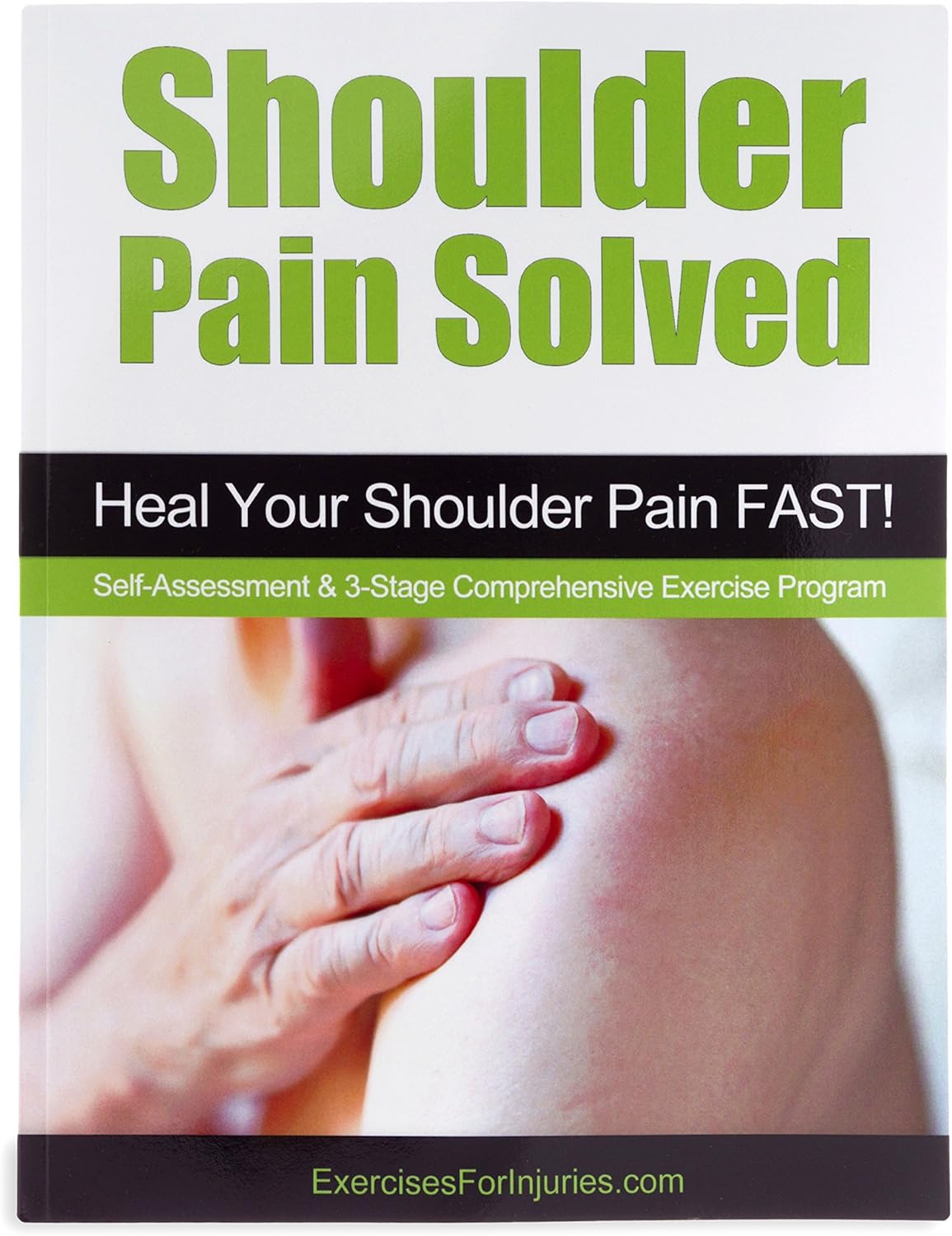 Shoulder Pain Solved DVD, Manual & Tool Bundle - Neck & Shoulder Pain Relief with Resistance Tubing Kit for Deep Tissue Therapy