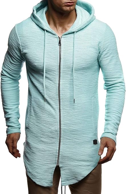 Leif Nelson LN6150 Veste En Tricot Pour Homme Avec Fermeture éclair Et