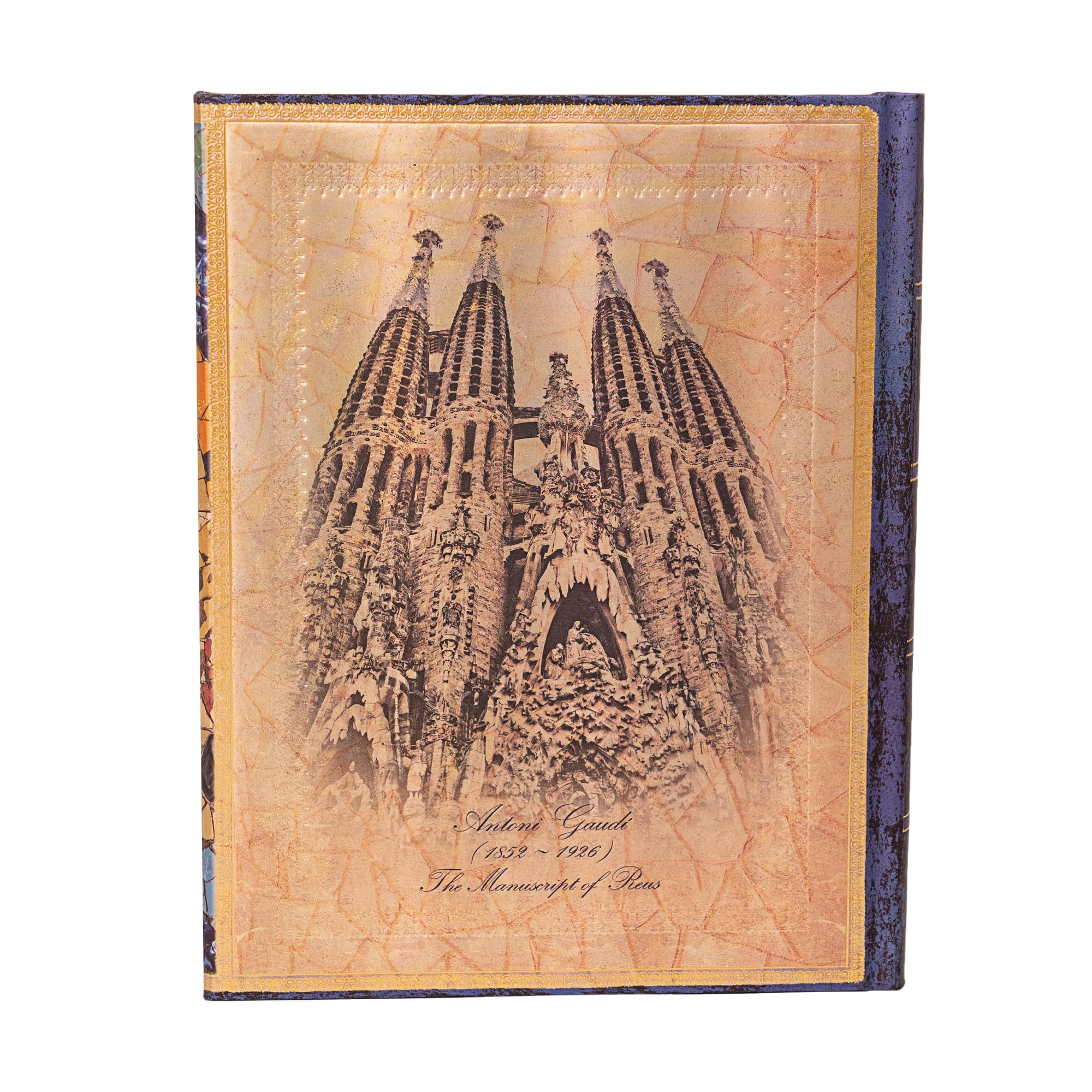 Gaudi, The Manuscript of Reus (Embellished Manuscripts Collection) Ultra Lined Hardback Journal (Elastic Band Closure)