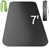 Large Exercise Mat,Exercise Equipment Mat,Treadmill Mat, Exercise Bike Mat, Workout Mats for Home Gym Mats Gym Flooring Rubber Workout Mat Fitness Mat Large Yoga Mat Cardio Mat for Weightlifting, Jump Rope, Non-slipping