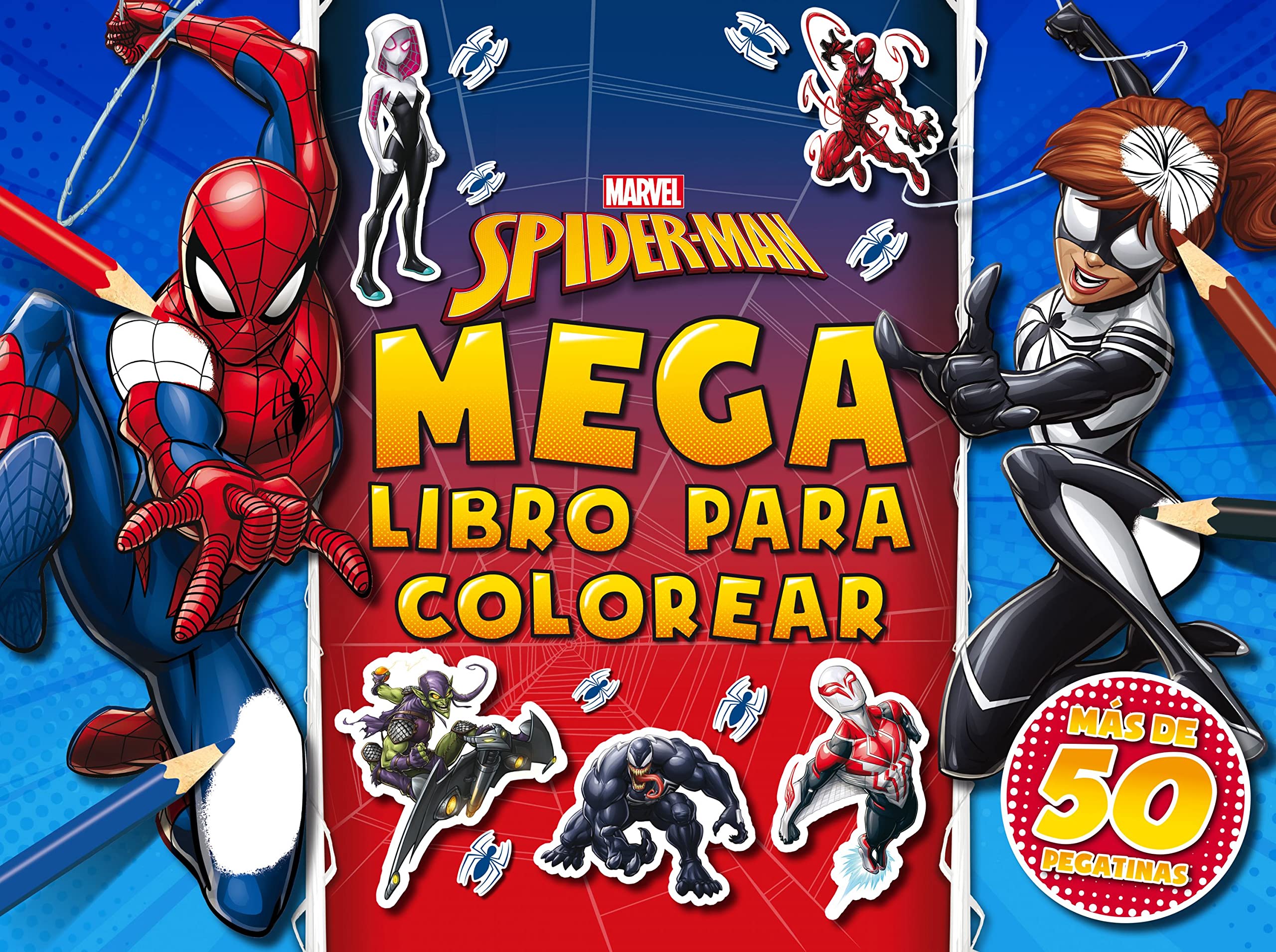 Spider-Man. Megalibro para colorear 2: Con pegatinas