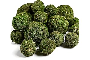 Vumdua Moss Ball: 18 Pieces of Lifelike Greenery for Vase Fillers Home Decorations Craft Projects